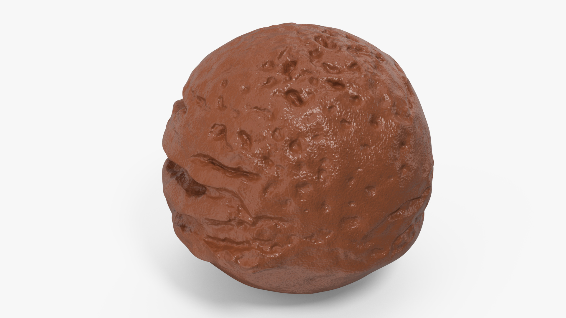 3D model Chocolate Ice Cream Scoop