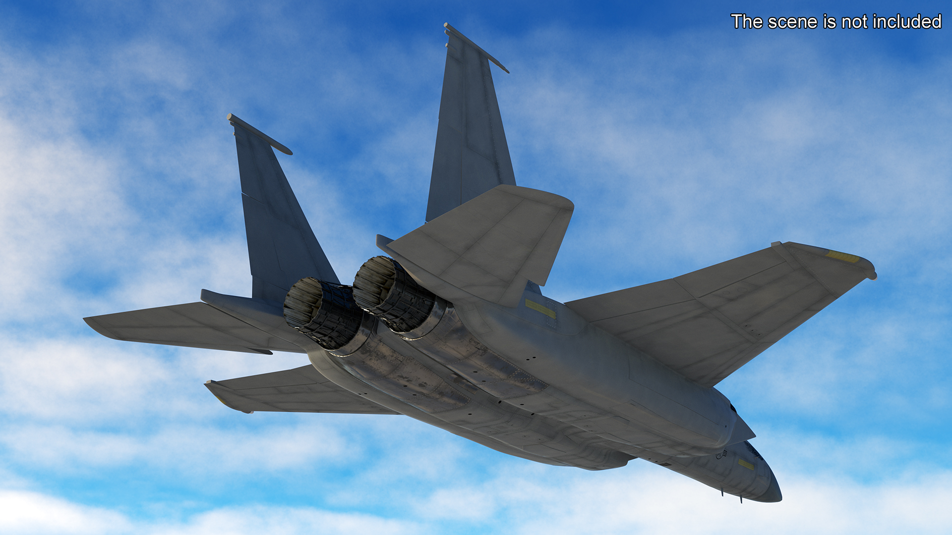 F-15 Silent Eagle in Flight 3D