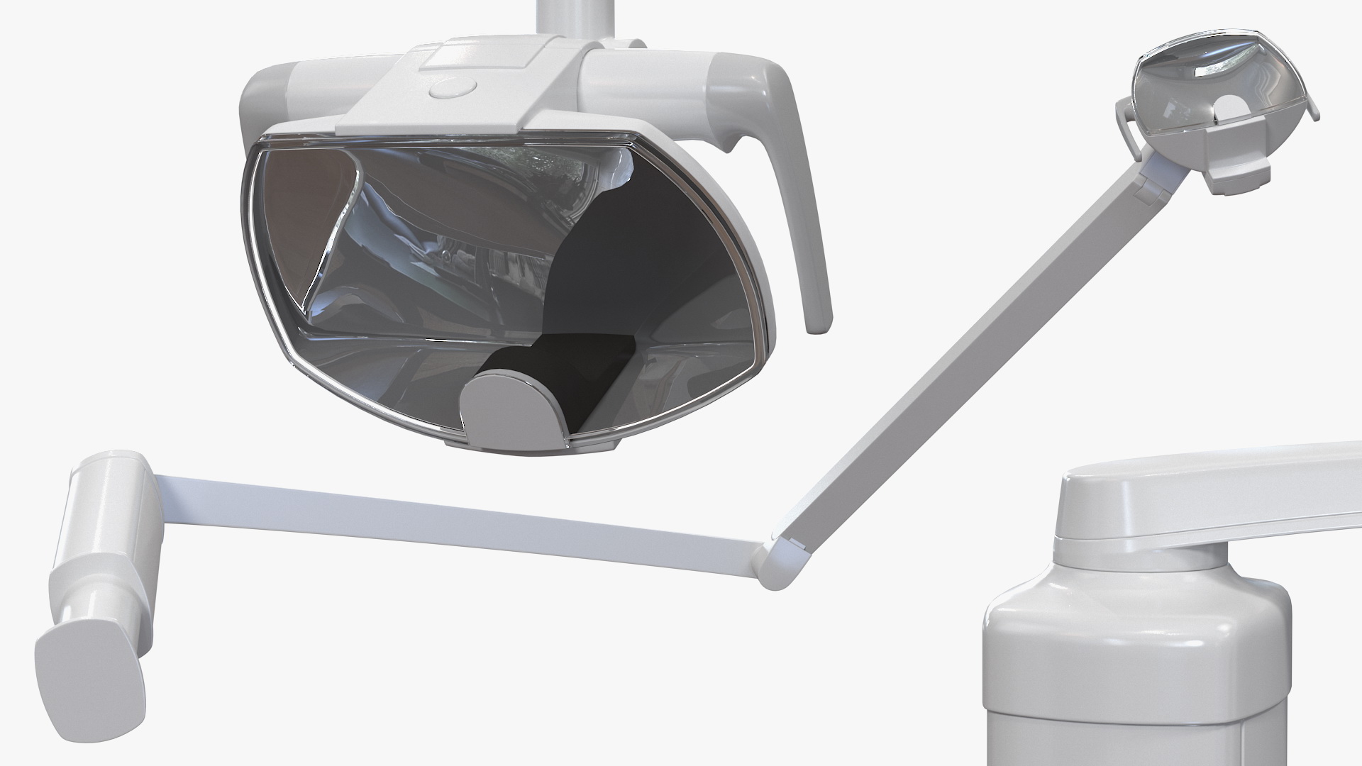 3D model Post Mounted Dental Operatory Light