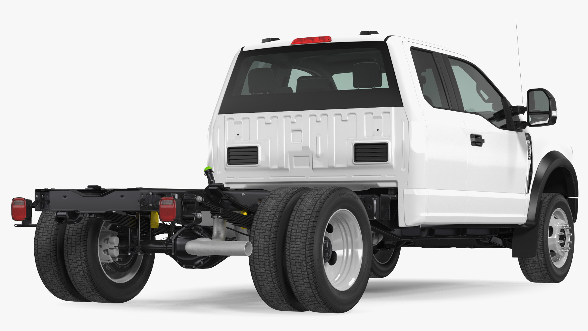 3D model Super Duty F550 2023 Ford Long Cab Rigged for Cinema 4D