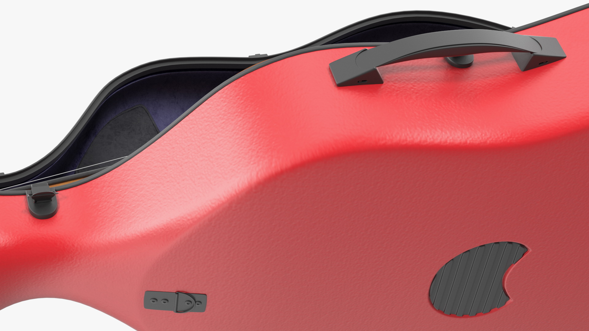 3D model Cello Red Shell Case