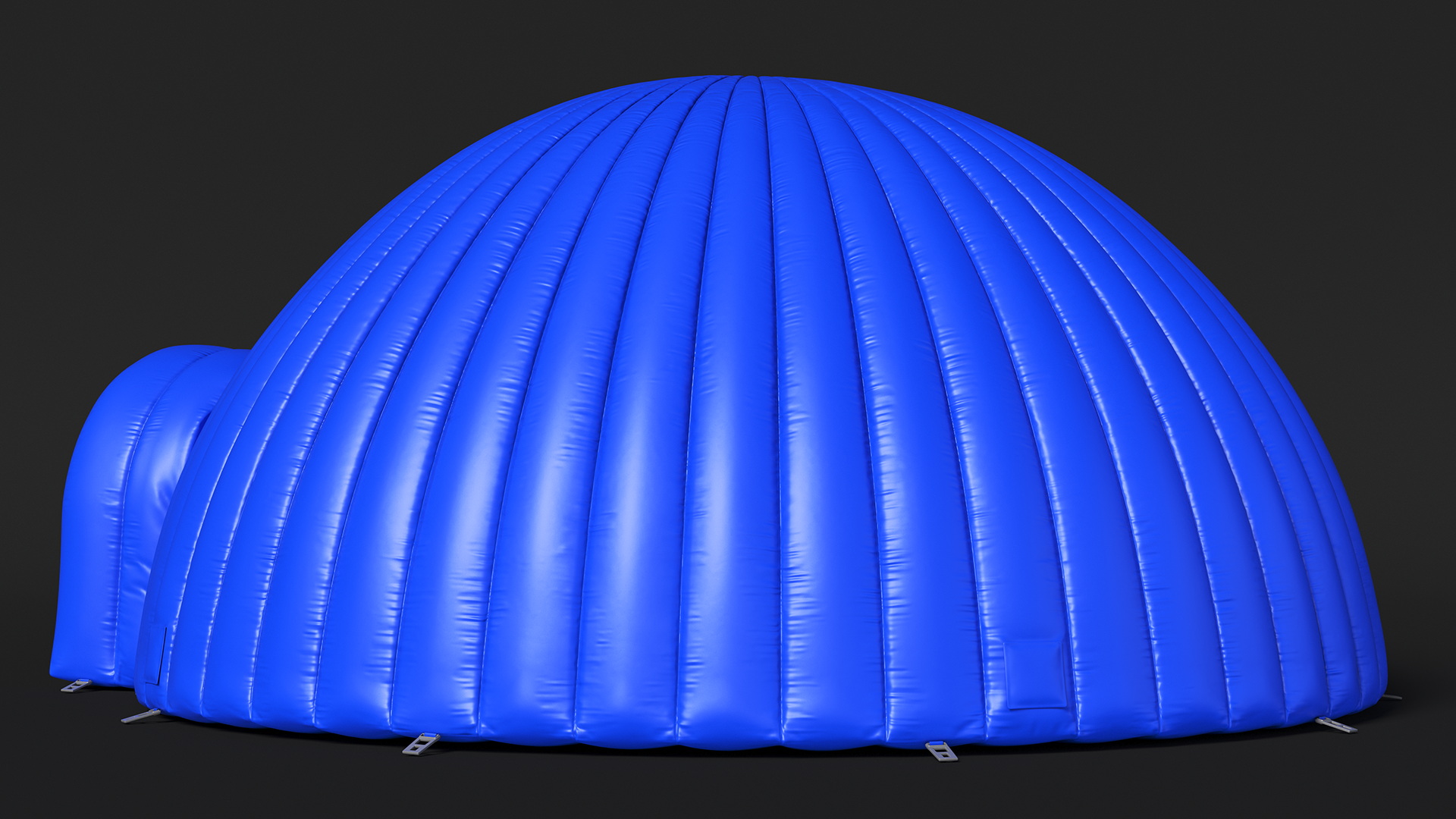 Outdoor Inflatable Igloo Tent Open Blue 3D model