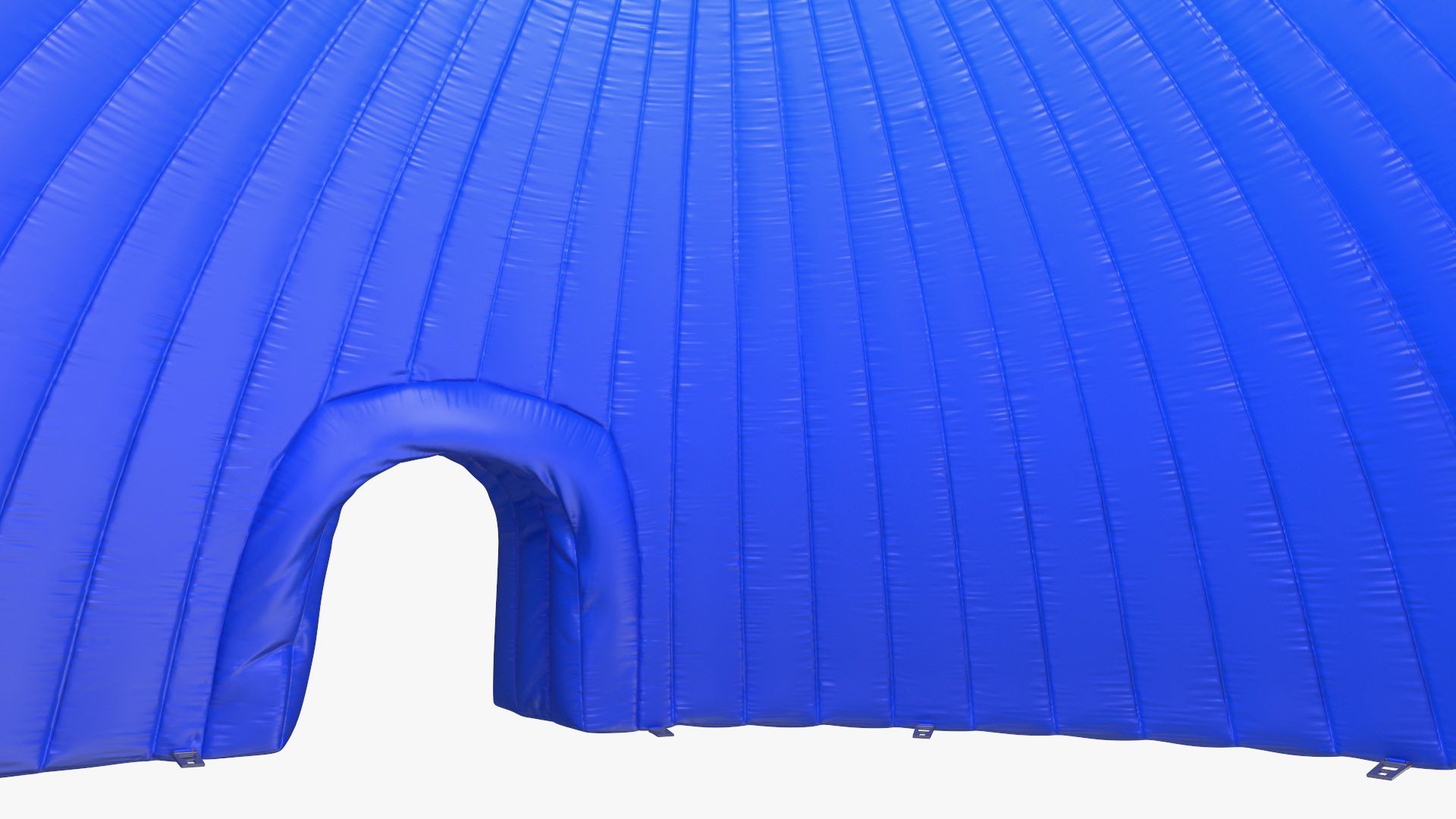 Outdoor Inflatable Igloo Tent Open Blue 3D model