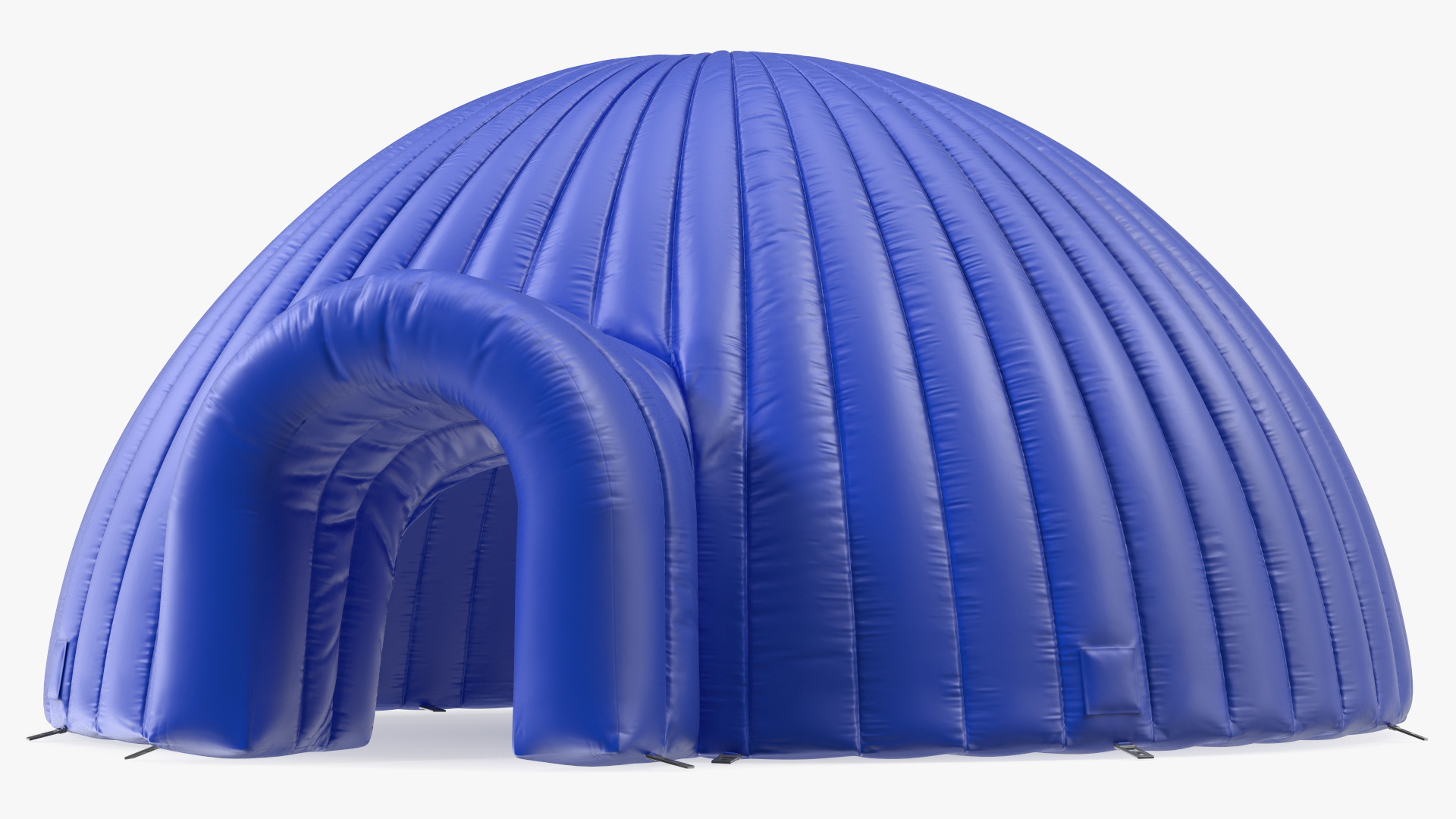 Outdoor Inflatable Igloo Tent Open Blue 3D model