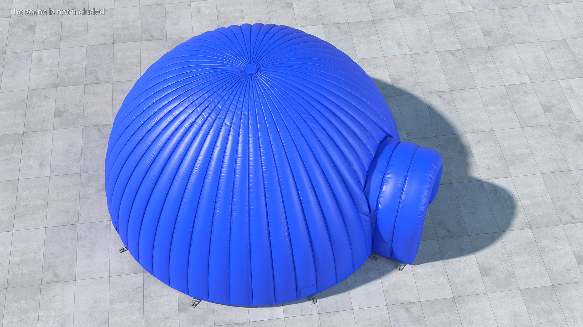 Outdoor Inflatable Igloo Tent Open Blue 3D model