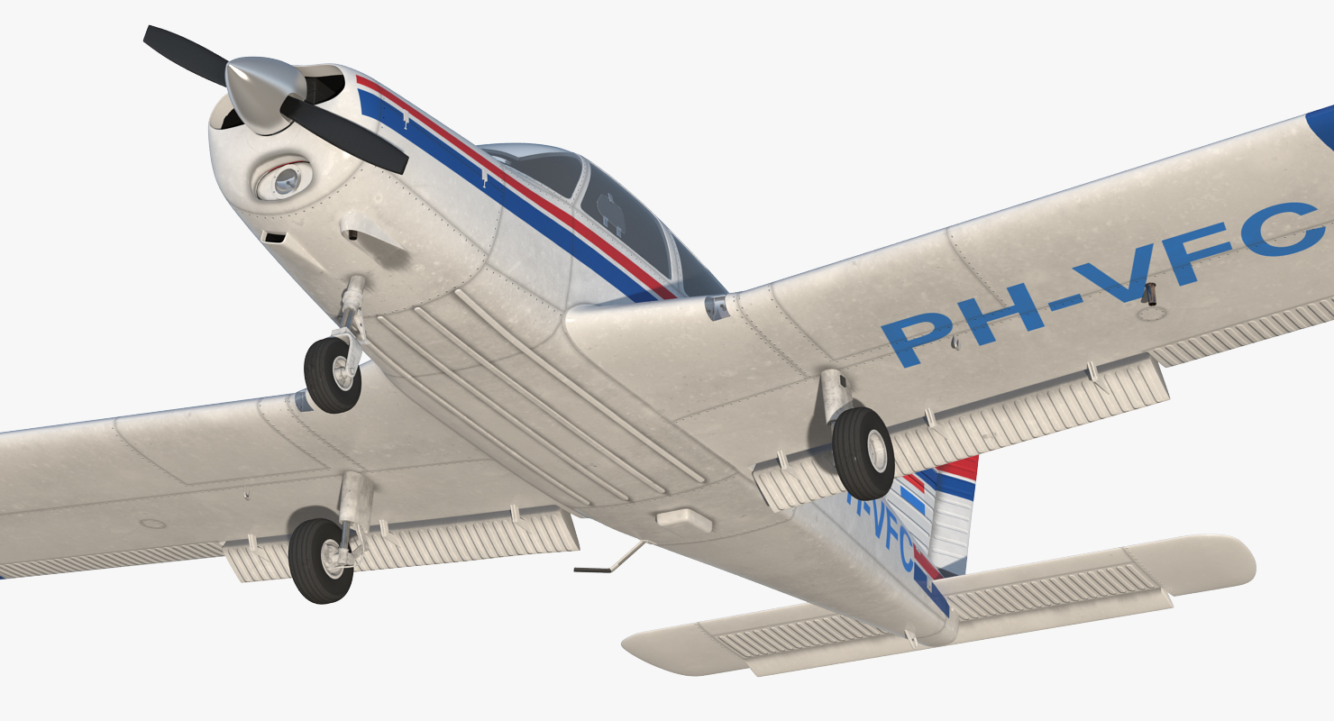 3D model Piper PA 28 Cherokee