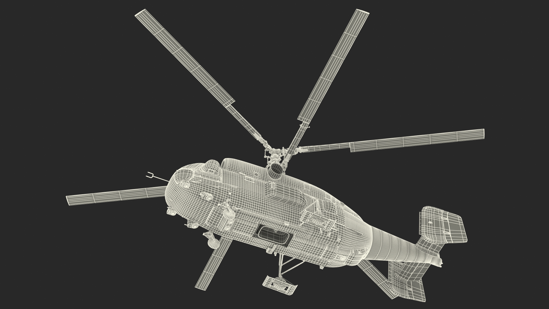 3D model Kamov KA-32 Firefighting Helicopter