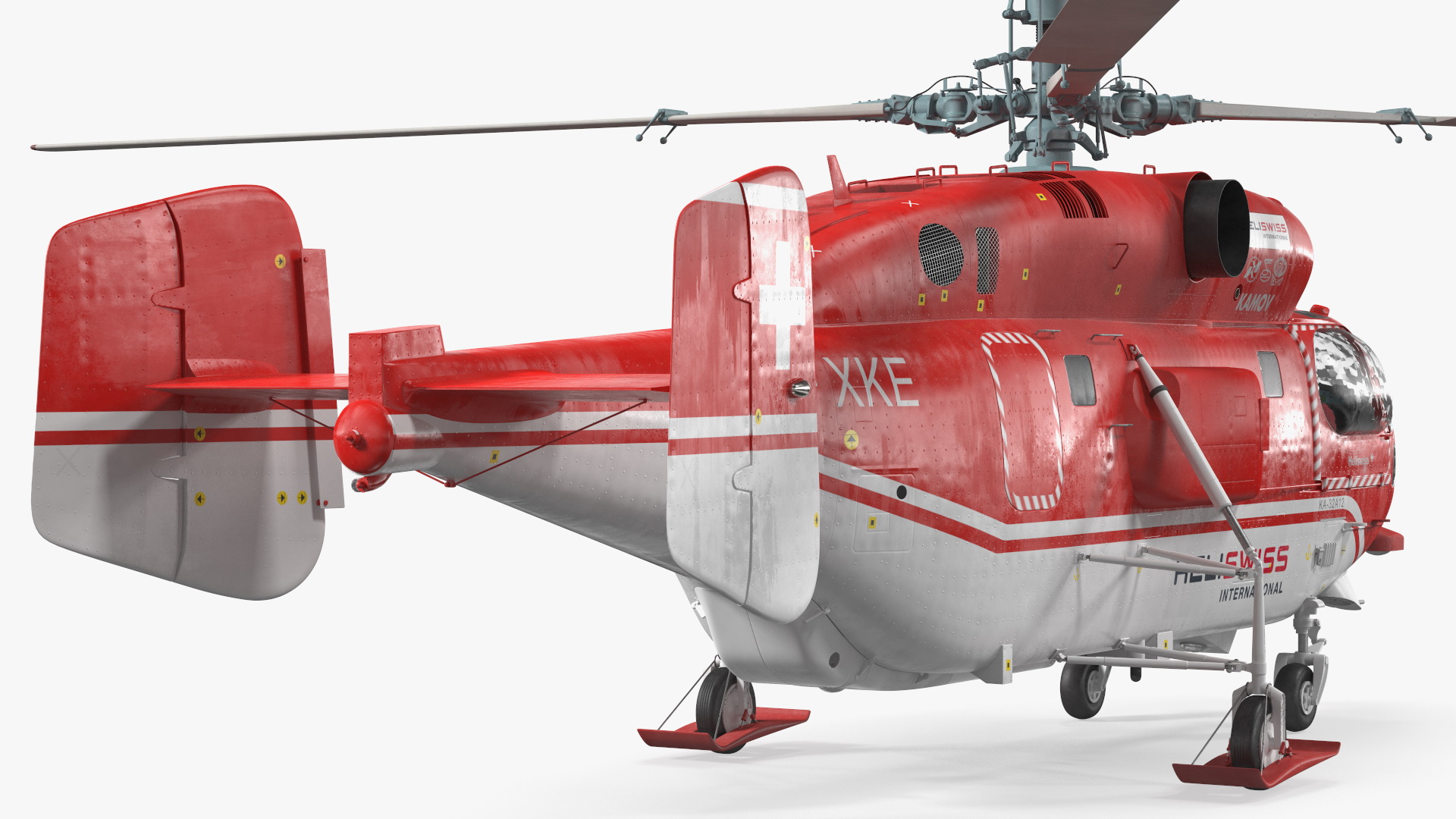 3D model Kamov KA-32 Firefighting Helicopter