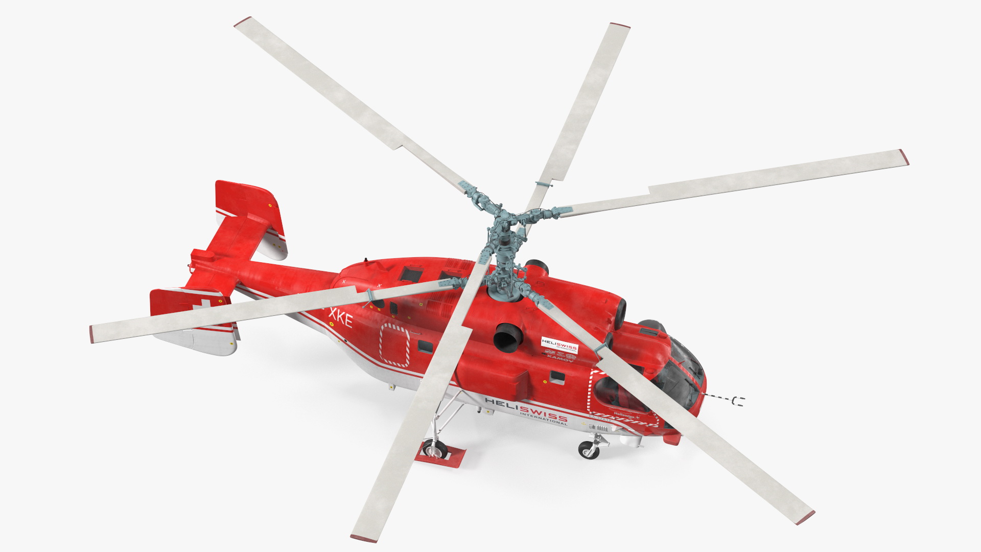 3D model Kamov KA-32 Firefighting Helicopter