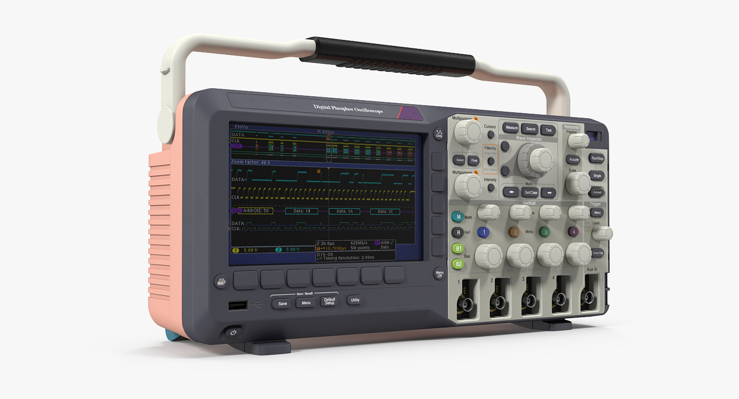 3D Digital Oscilloscope Generic model