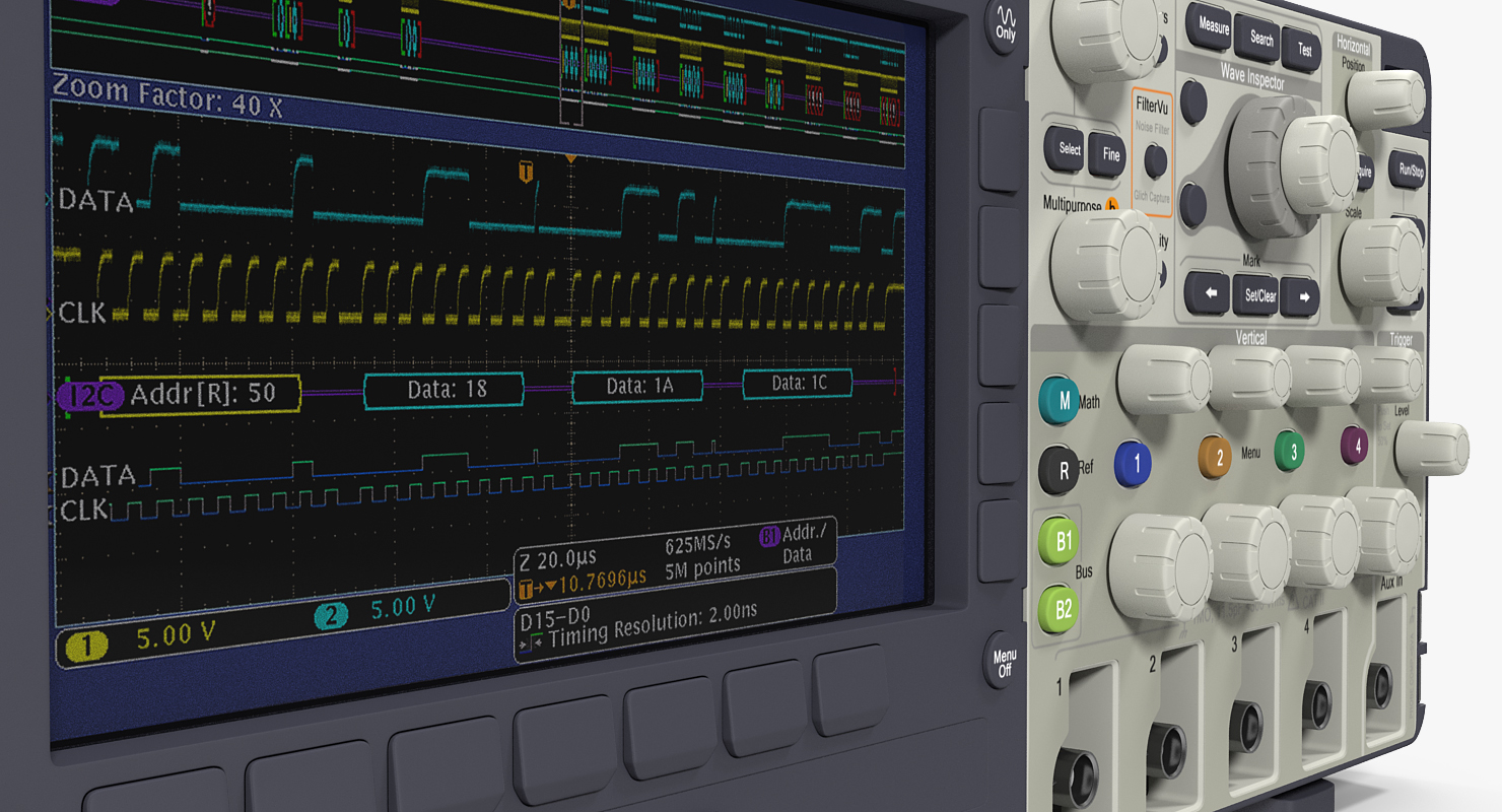 3D Digital Oscilloscope Generic model