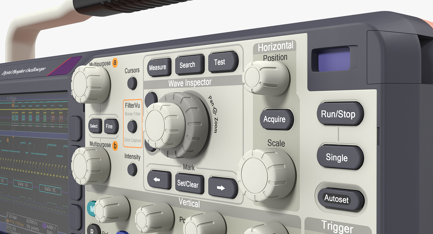 3D Digital Oscilloscope Generic model