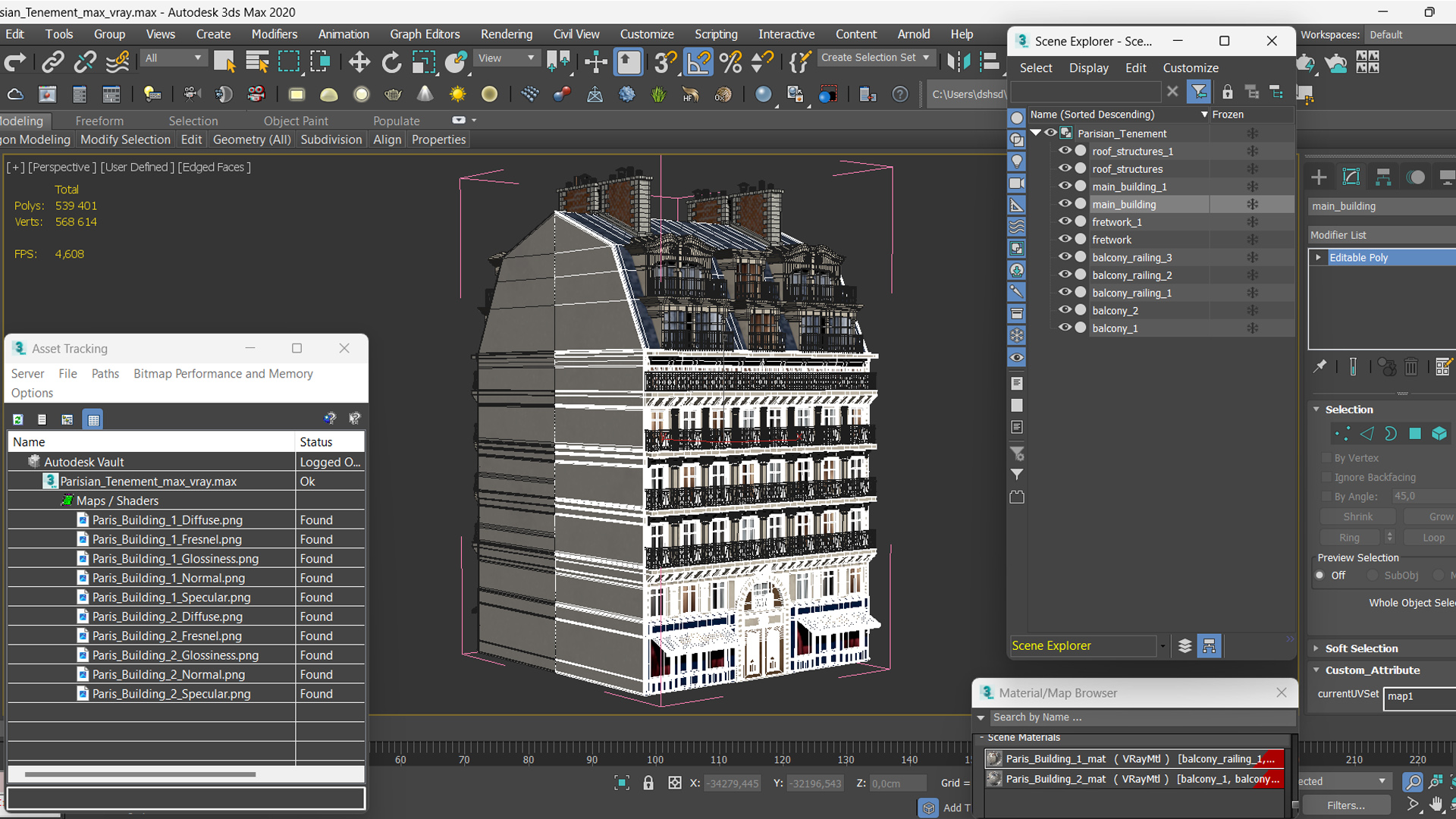 Parisian Tenement 3D