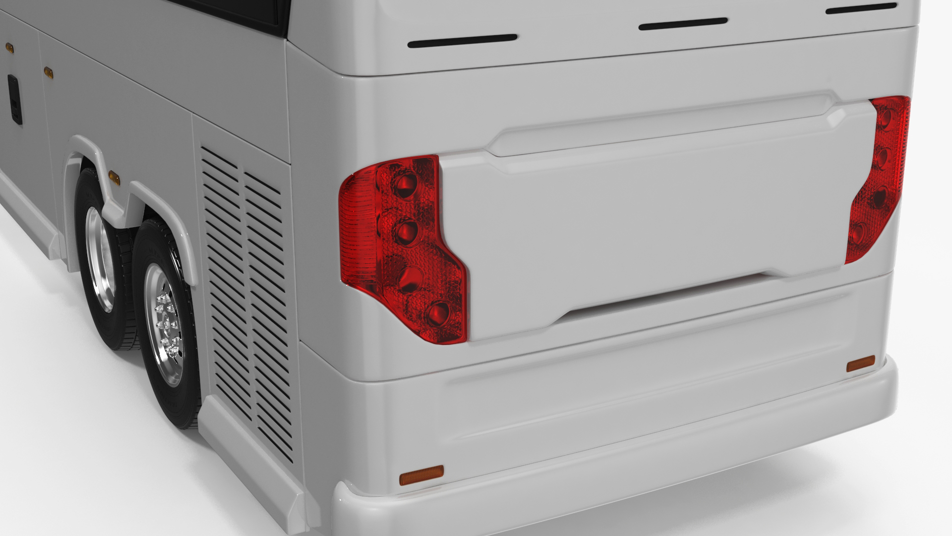 Charter Bus Rigged for Cinema 4D 3D