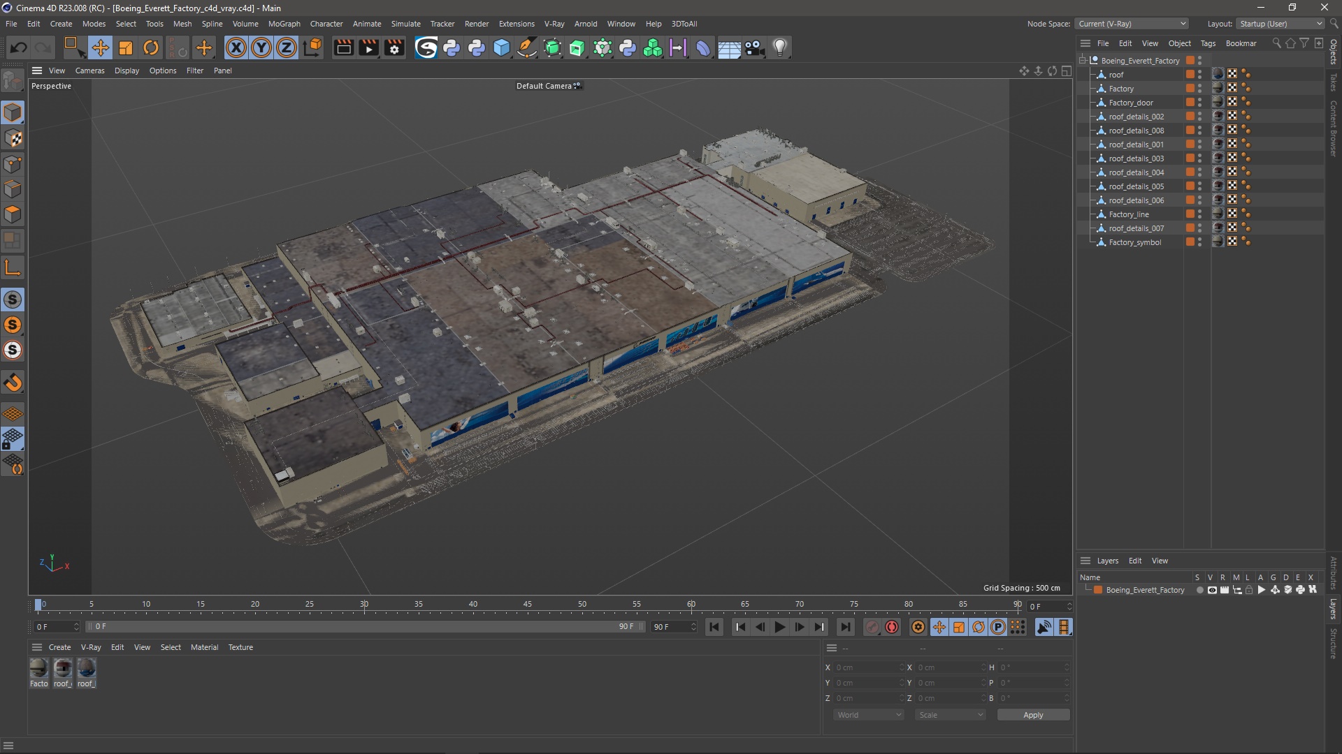 Boeing Everett Factory 3D