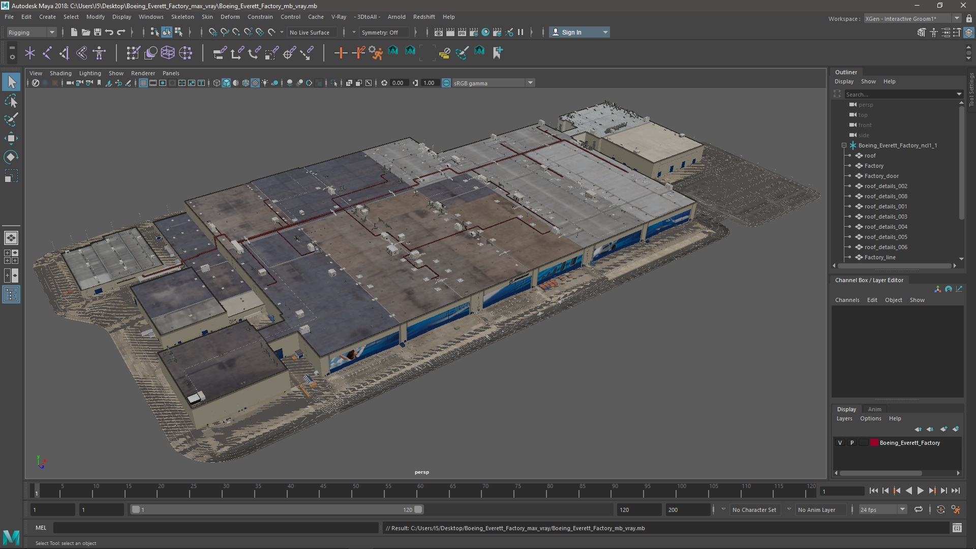 Boeing Everett Factory 3D