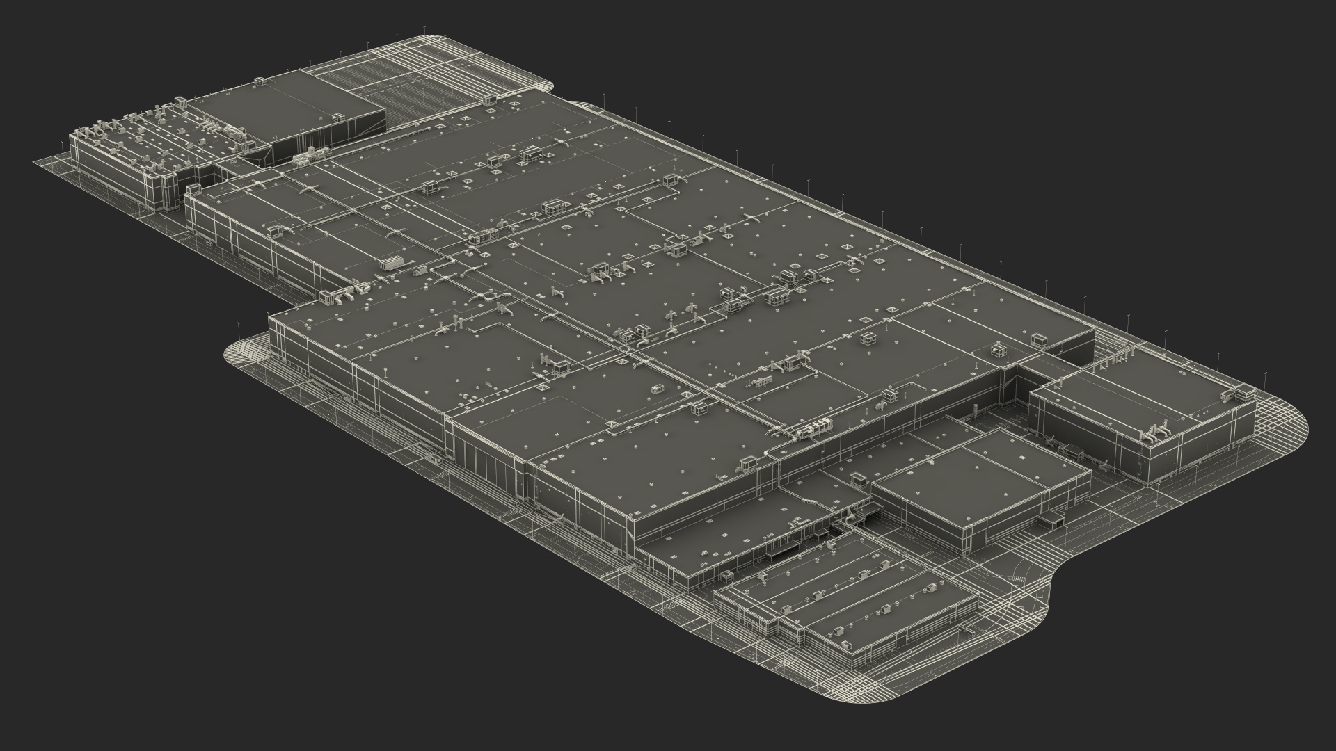 Boeing Everett Factory 3D