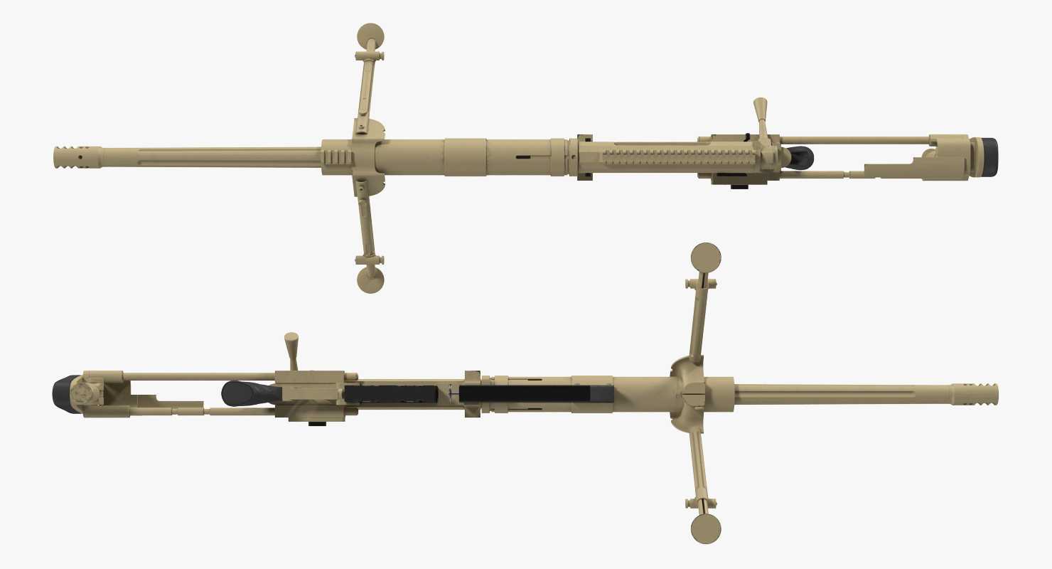 3D Long Range Rifle CheyTac M200 Desert