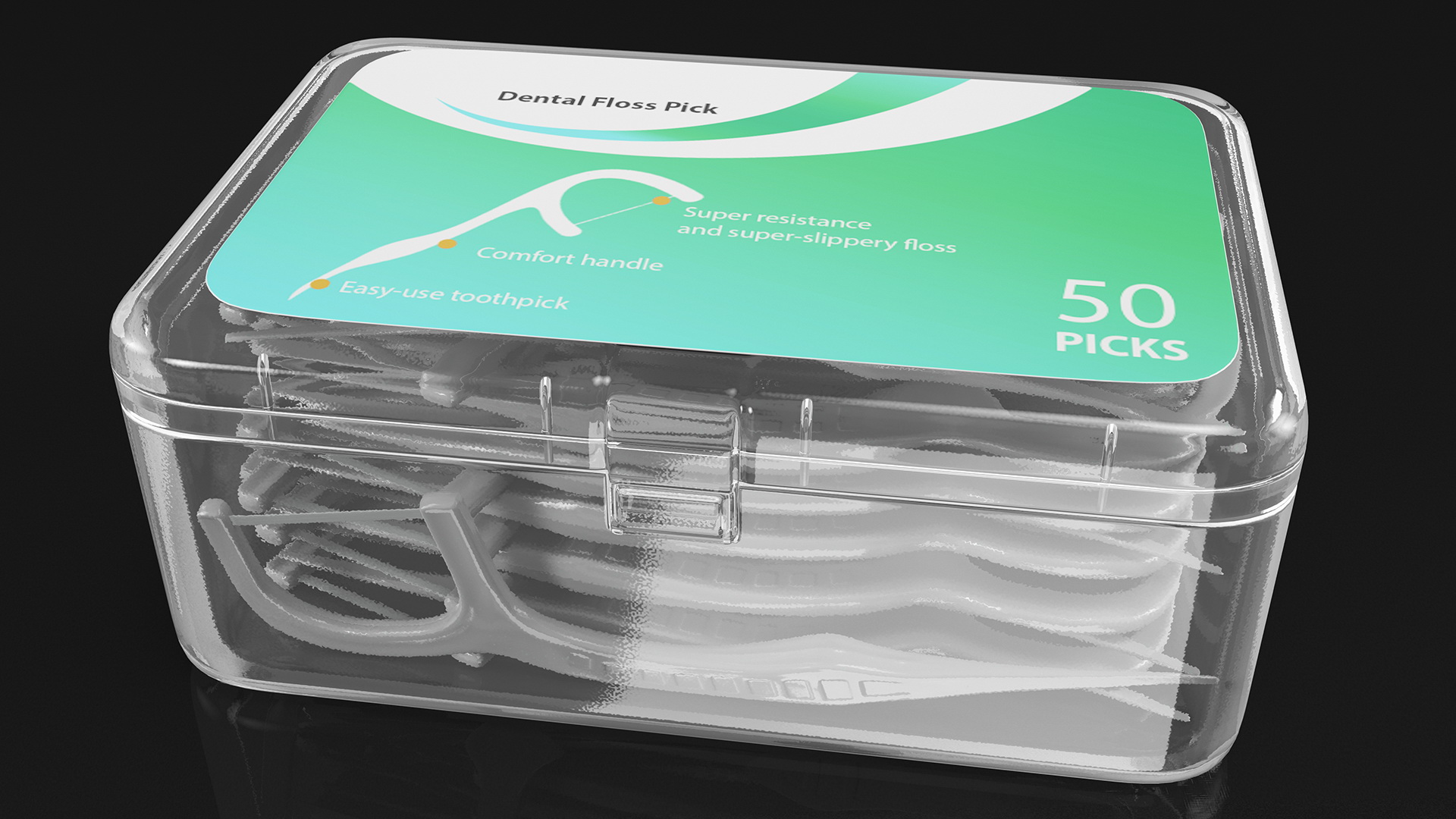 Dental Floss Toothpicks Box 3D