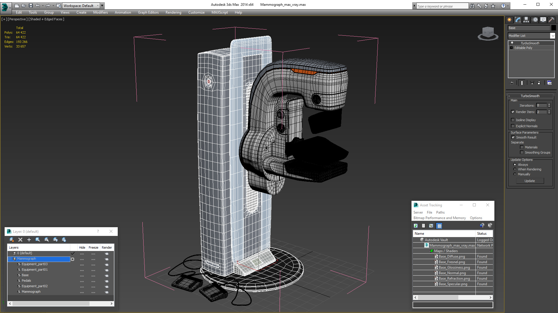 3D model Mammograph