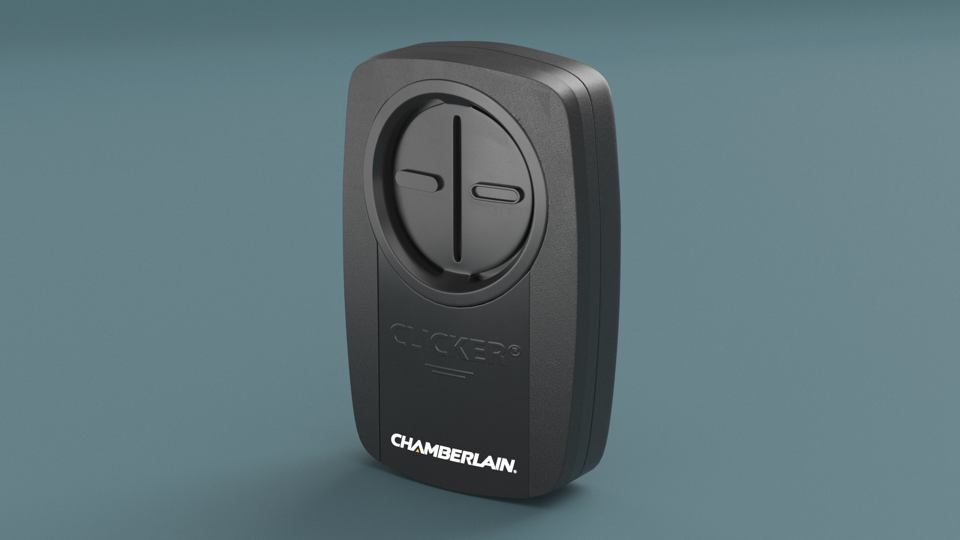 3D Chamberlain Garage Door Remote Black