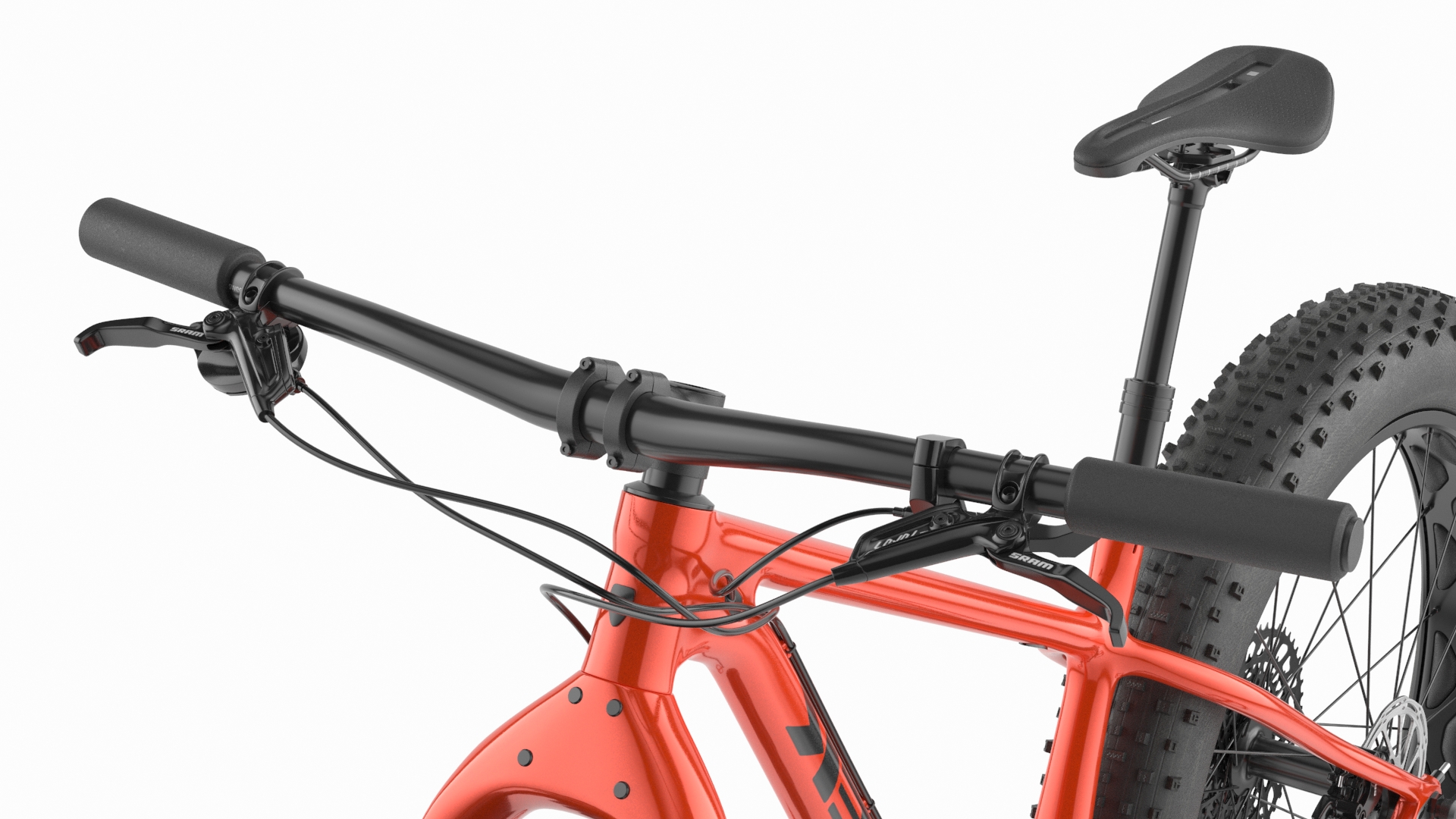 3D model Trek Farley Bike Red