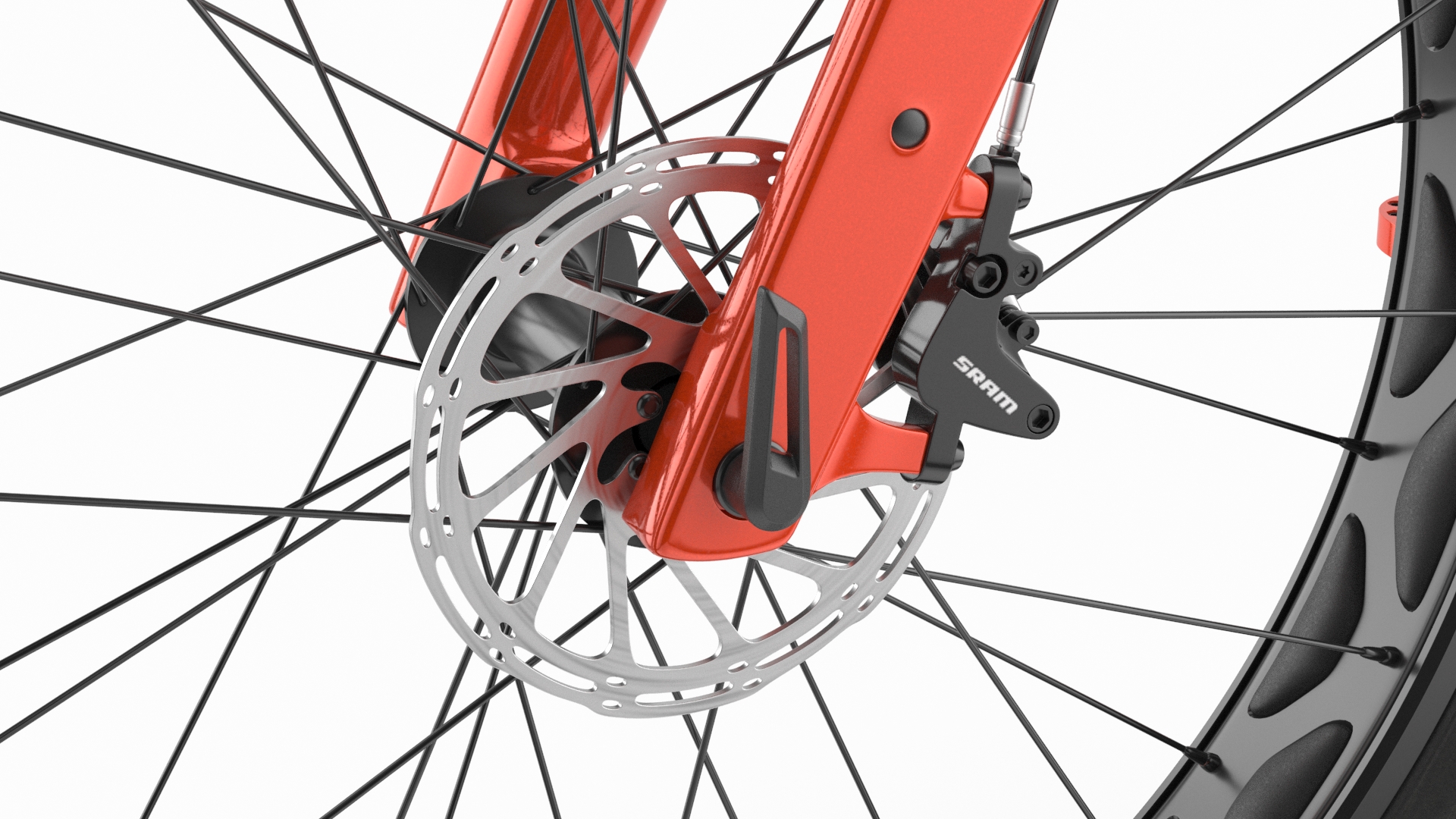 3D model Trek Farley Bike Red