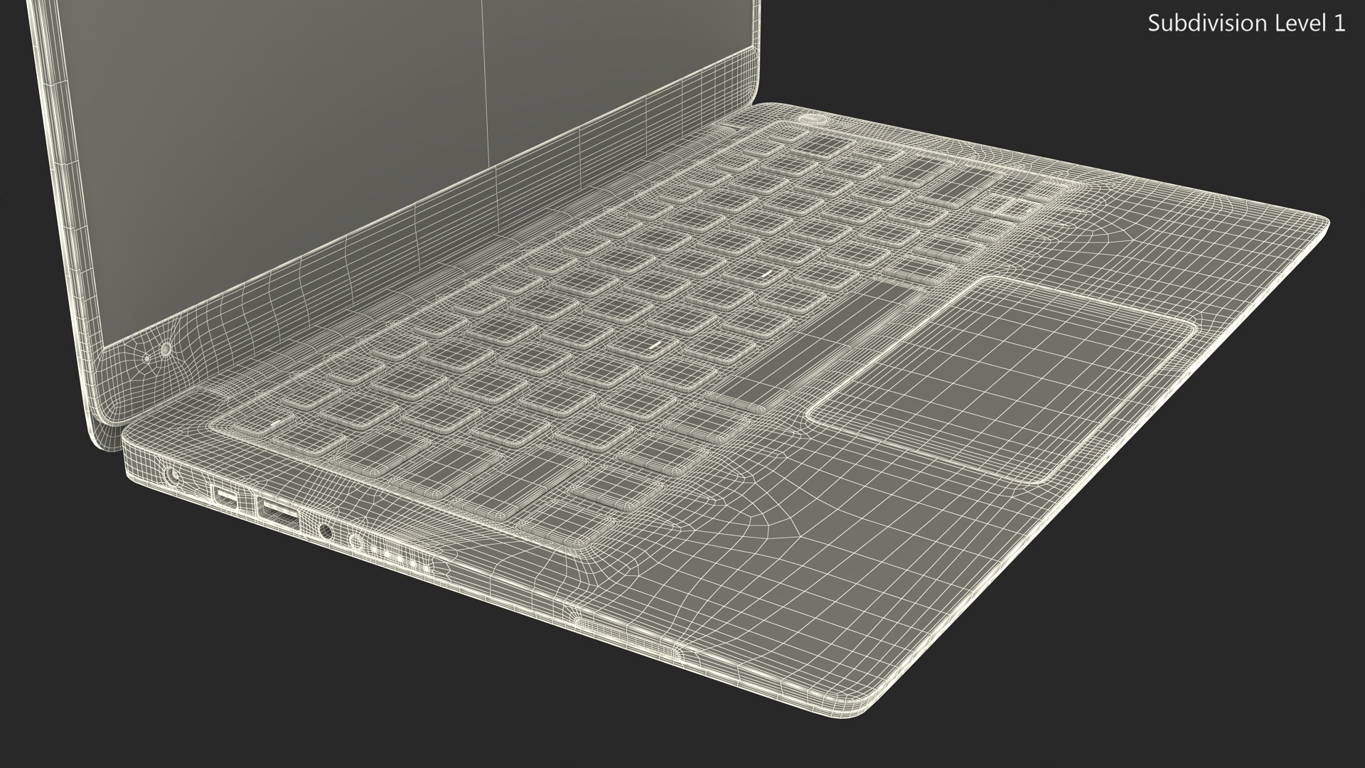 3D Realistic Laptop