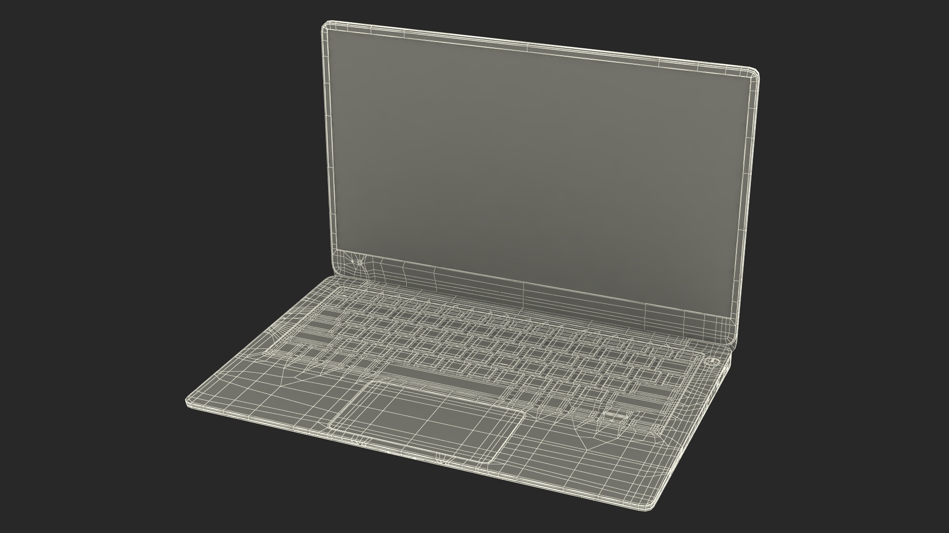 3D Realistic Laptop