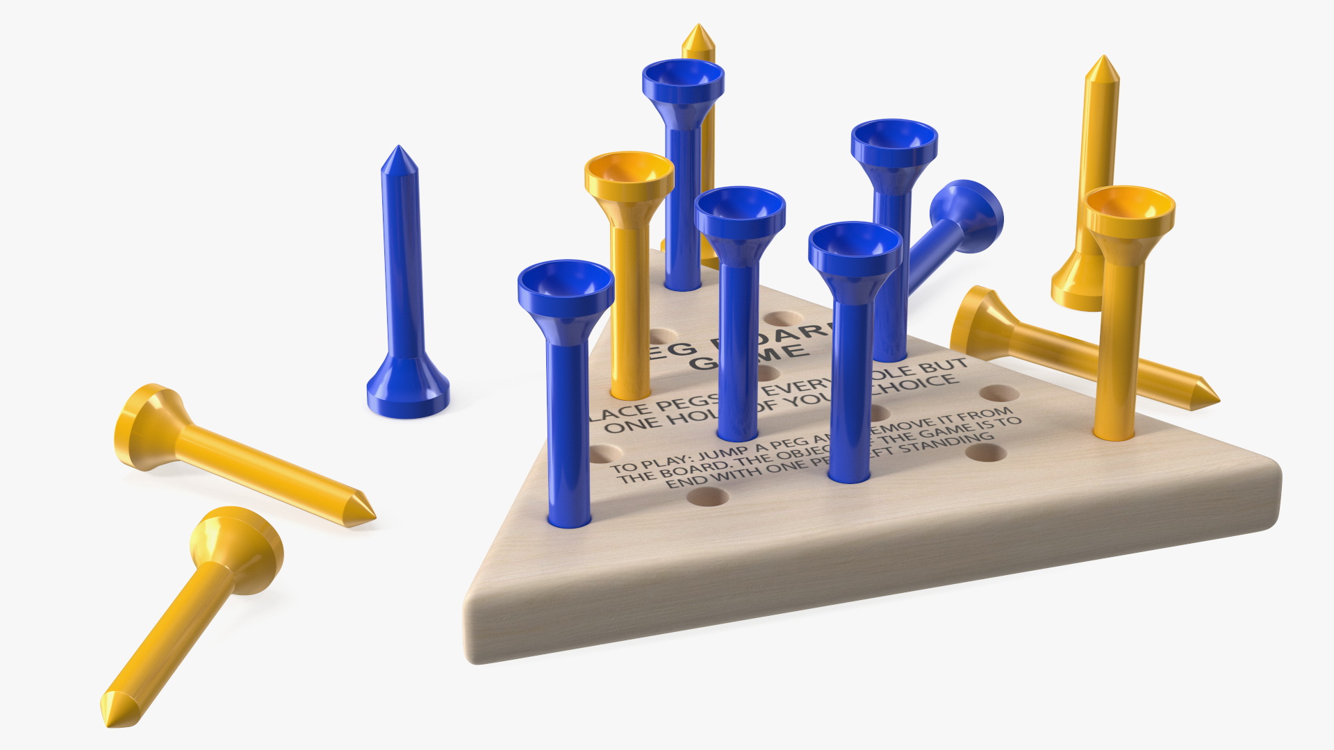 3D model Peg Game Played