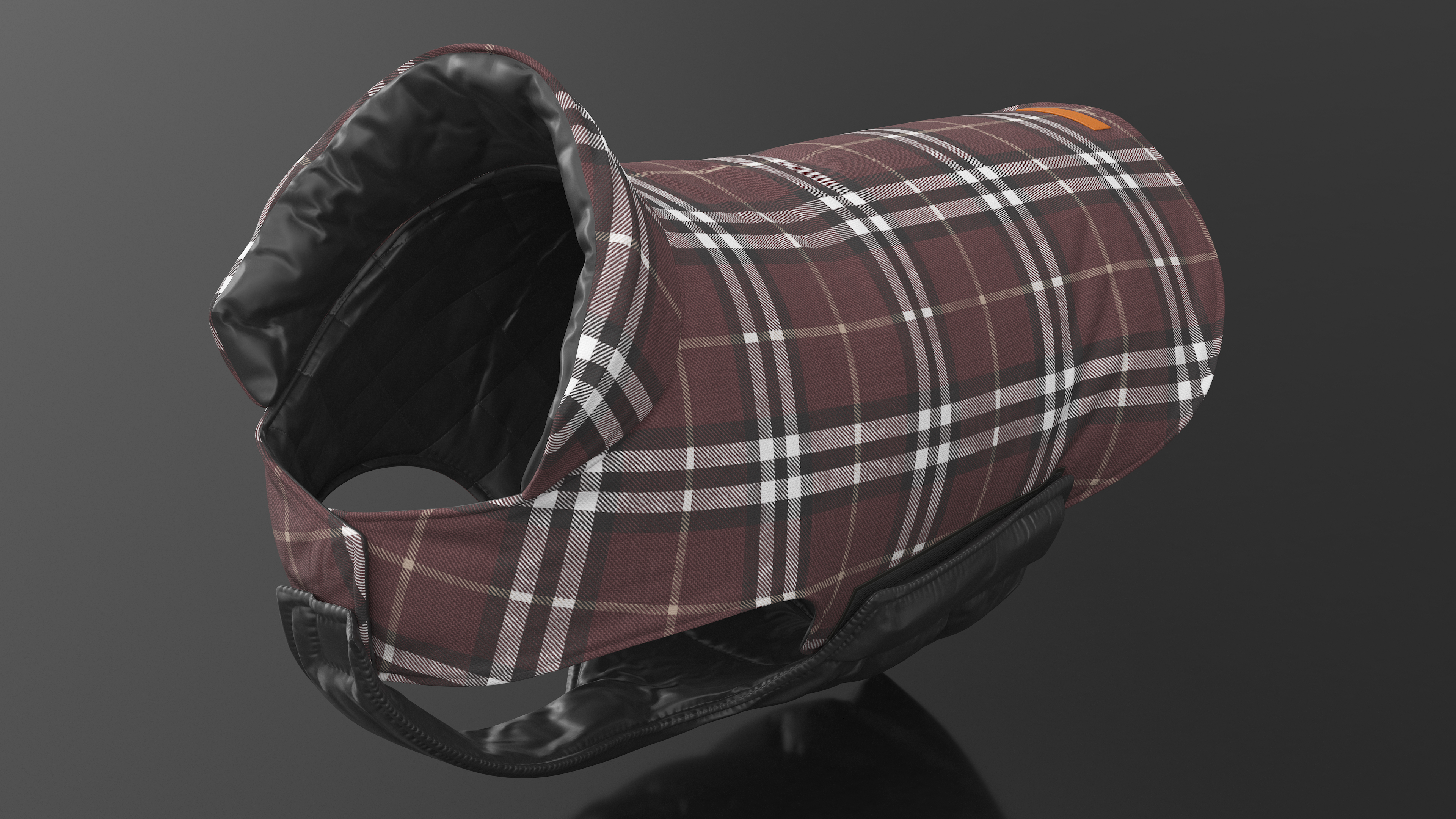 Dog Coat Brown 3D model