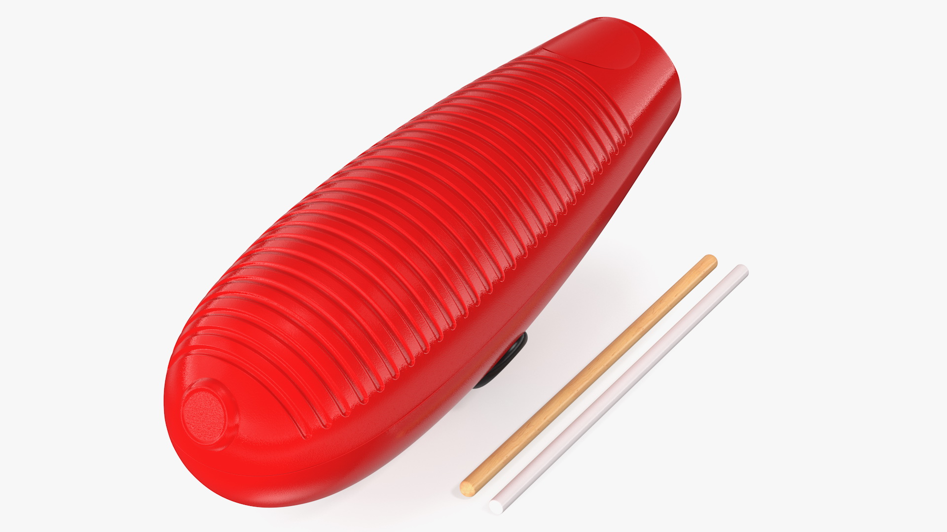 3D model Samba Percussion Instrument with Scraper