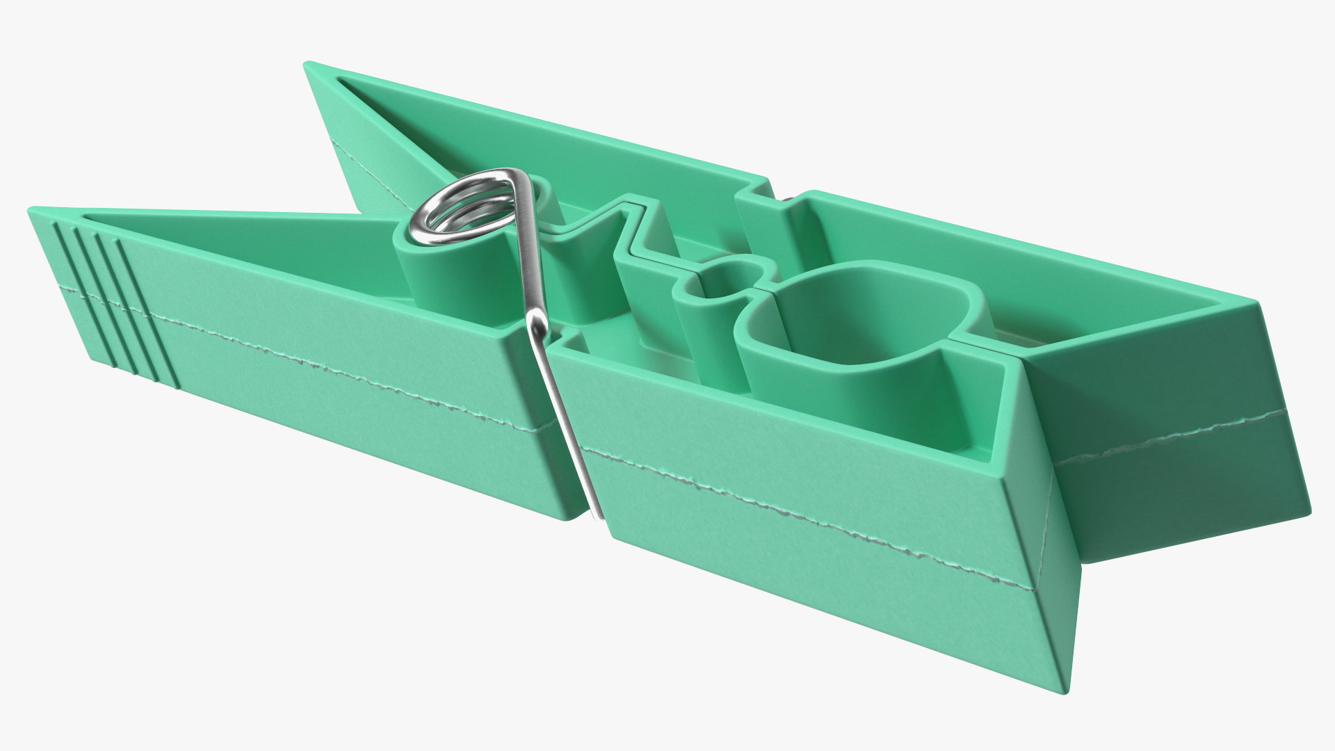 3D Clothespin Green