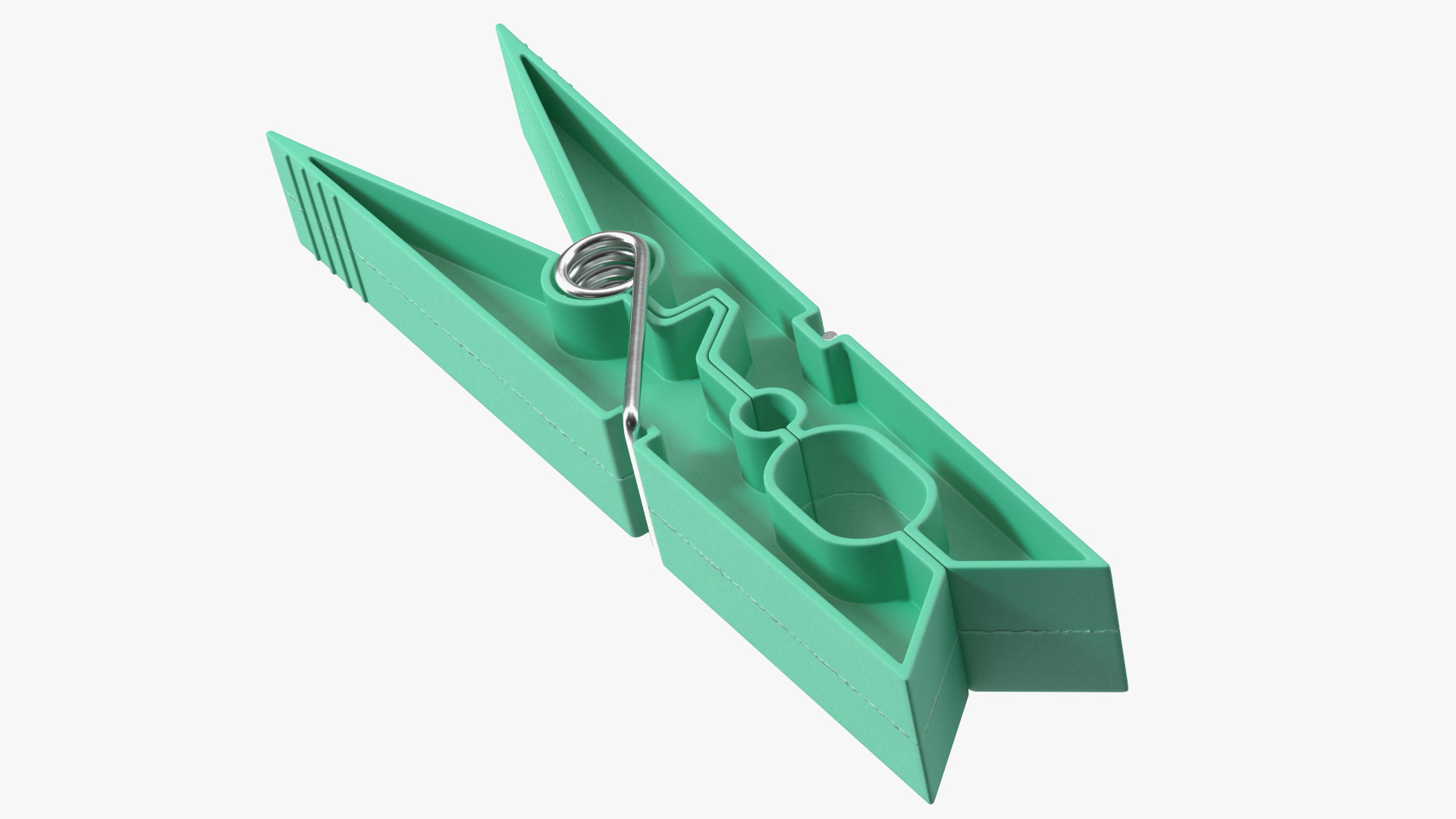 3D Clothespin Green