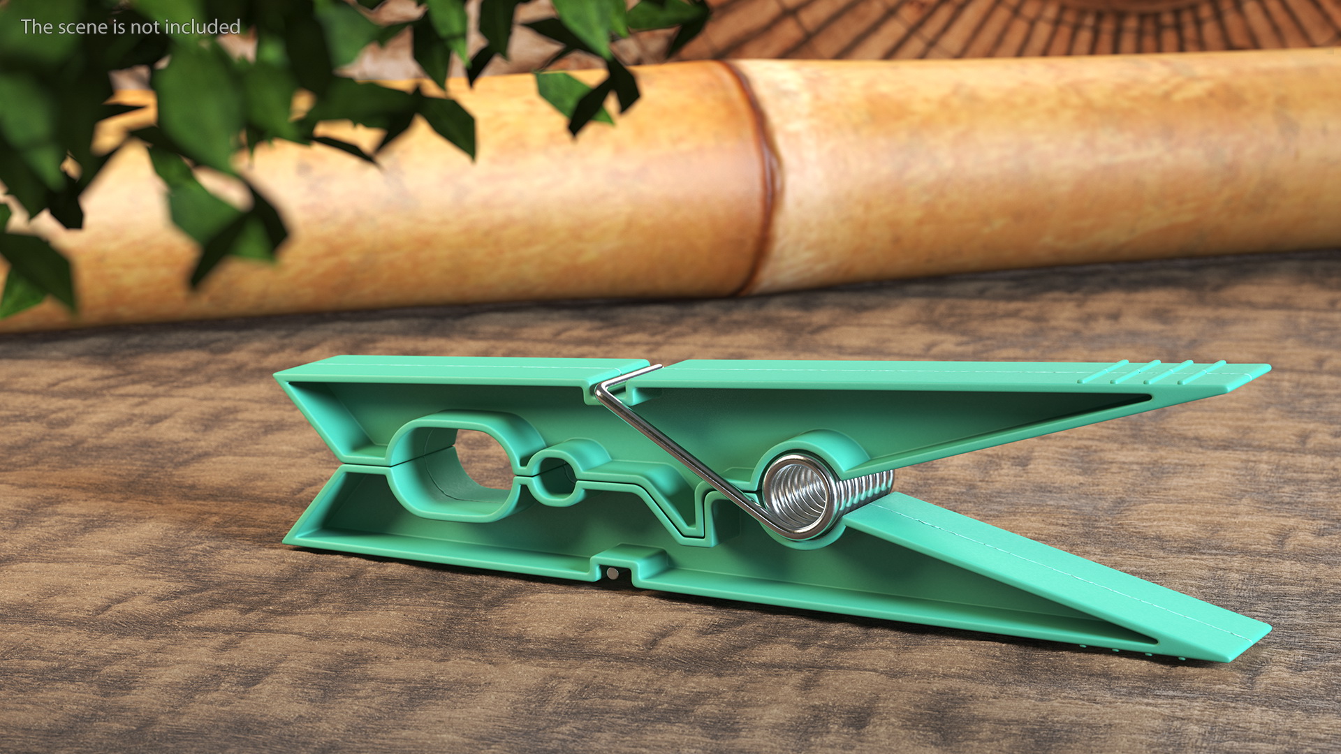 3D Clothespin Green