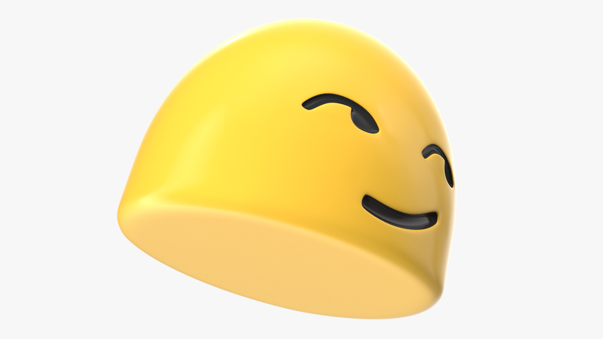 Smirking Face Android Emoji 3D