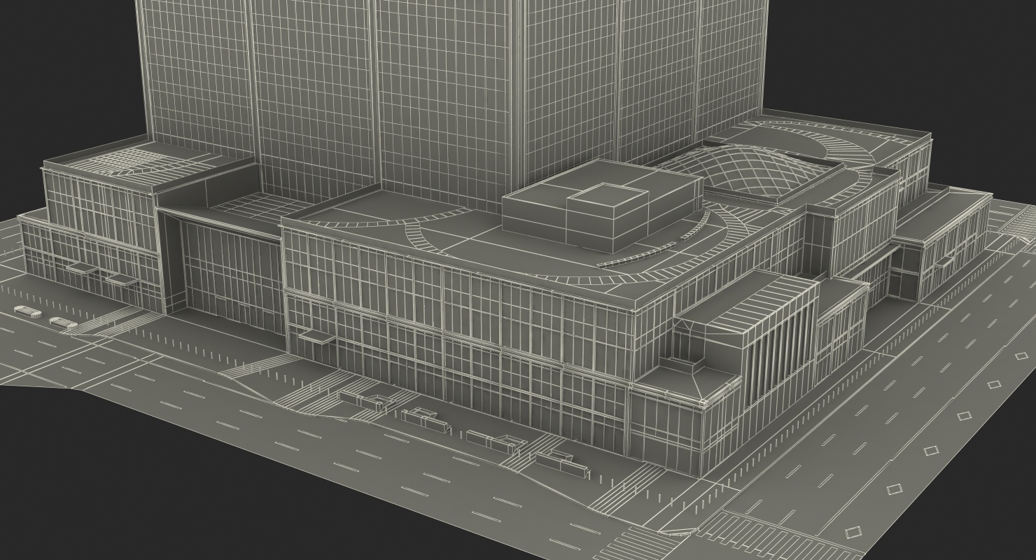 3D model Willis Tower Skyscraper Center