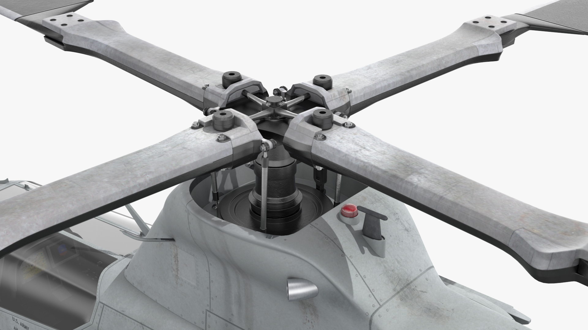 3D model Bell AH-1Z Attack Helicopter Rigged