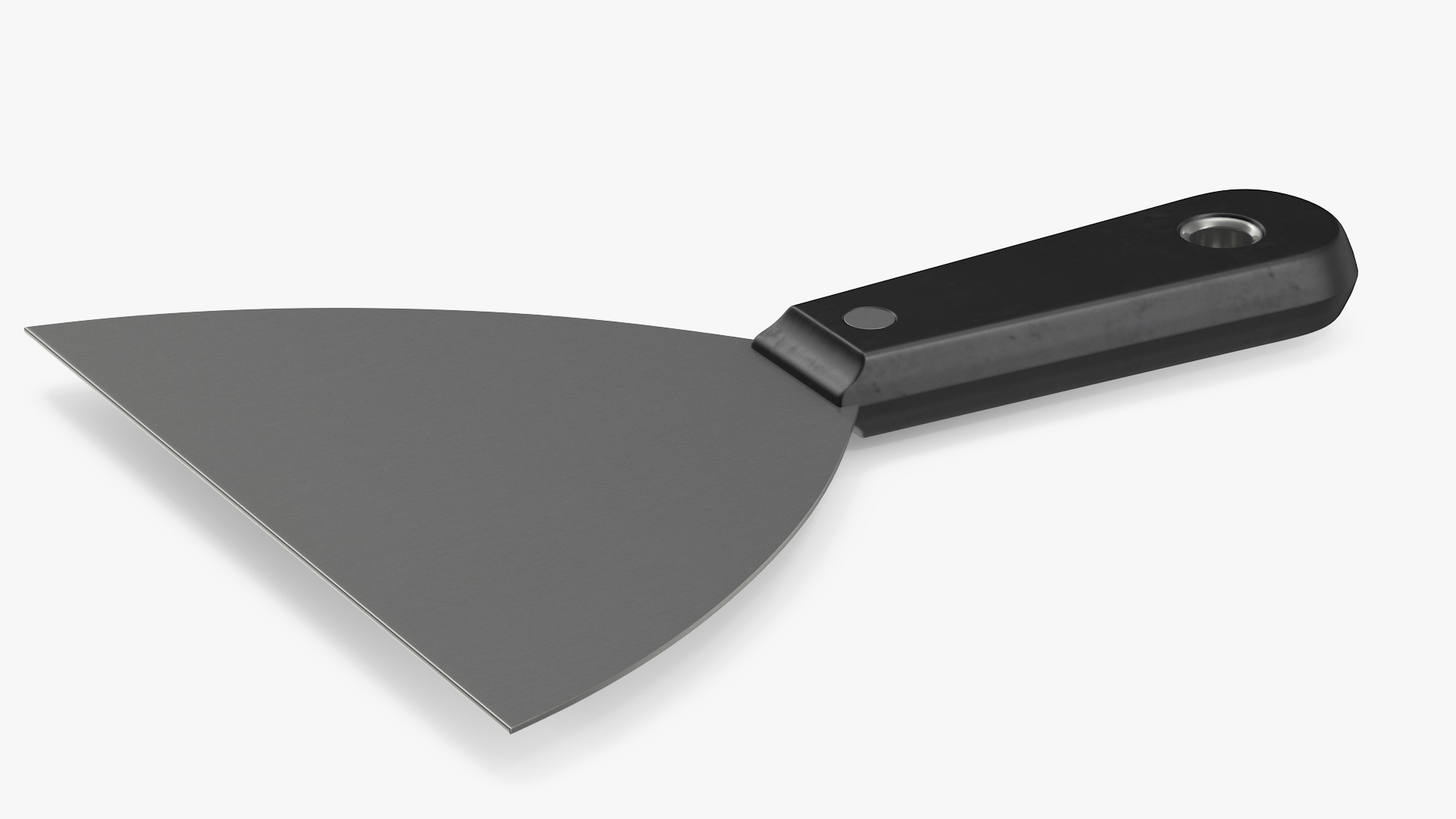 Scraper 6 Inch Black Handle 3D