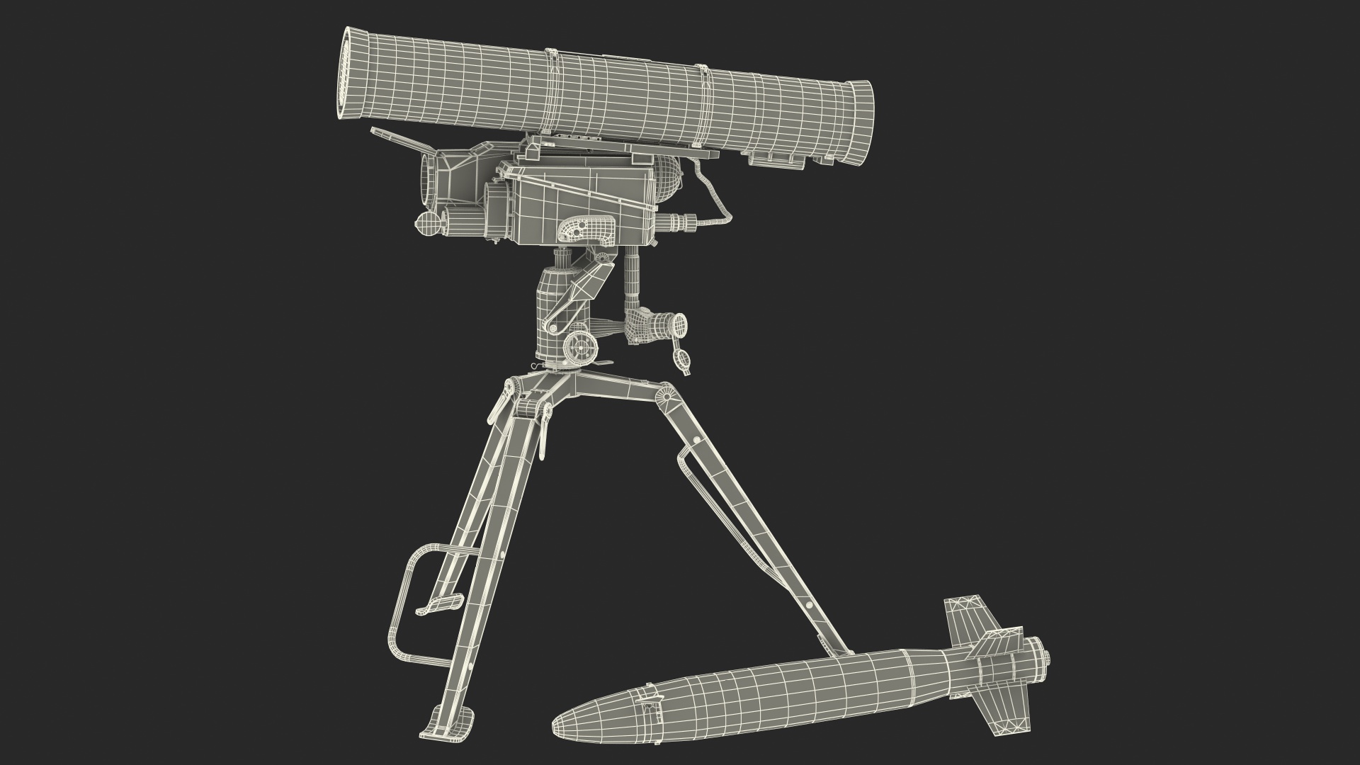 3D model Anti Tank Missile Complex AT-14 Spriggan