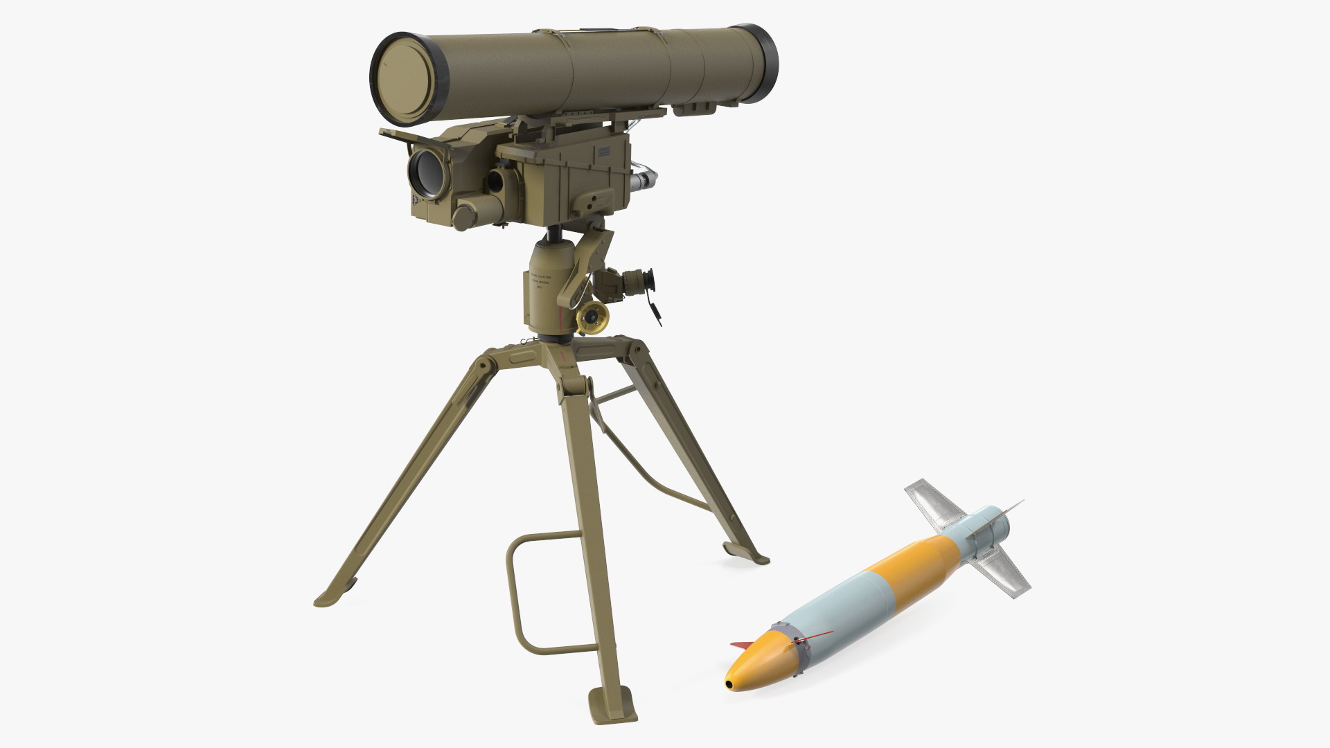 3D model Anti Tank Missile Complex AT-14 Spriggan