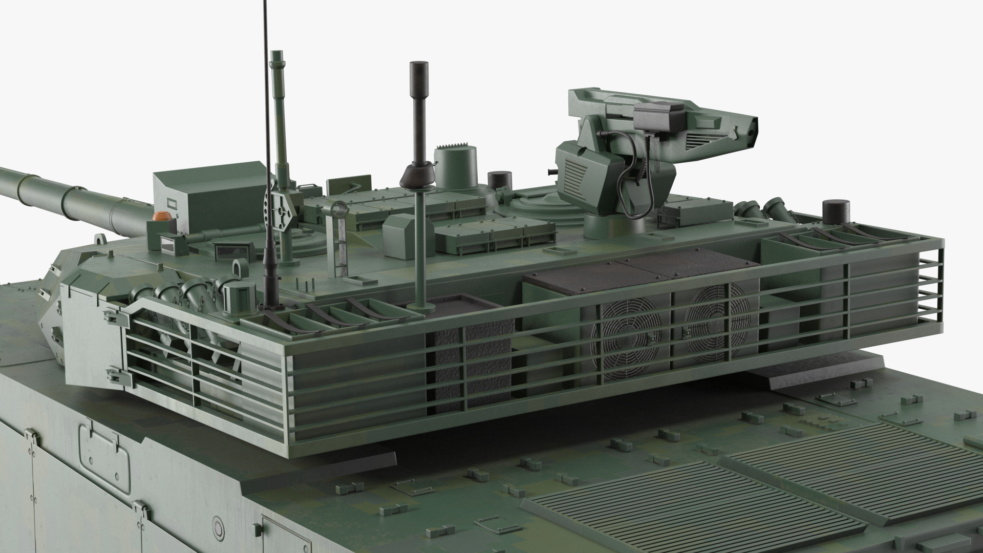 3D model Chinese Tank for Forest Battlefield