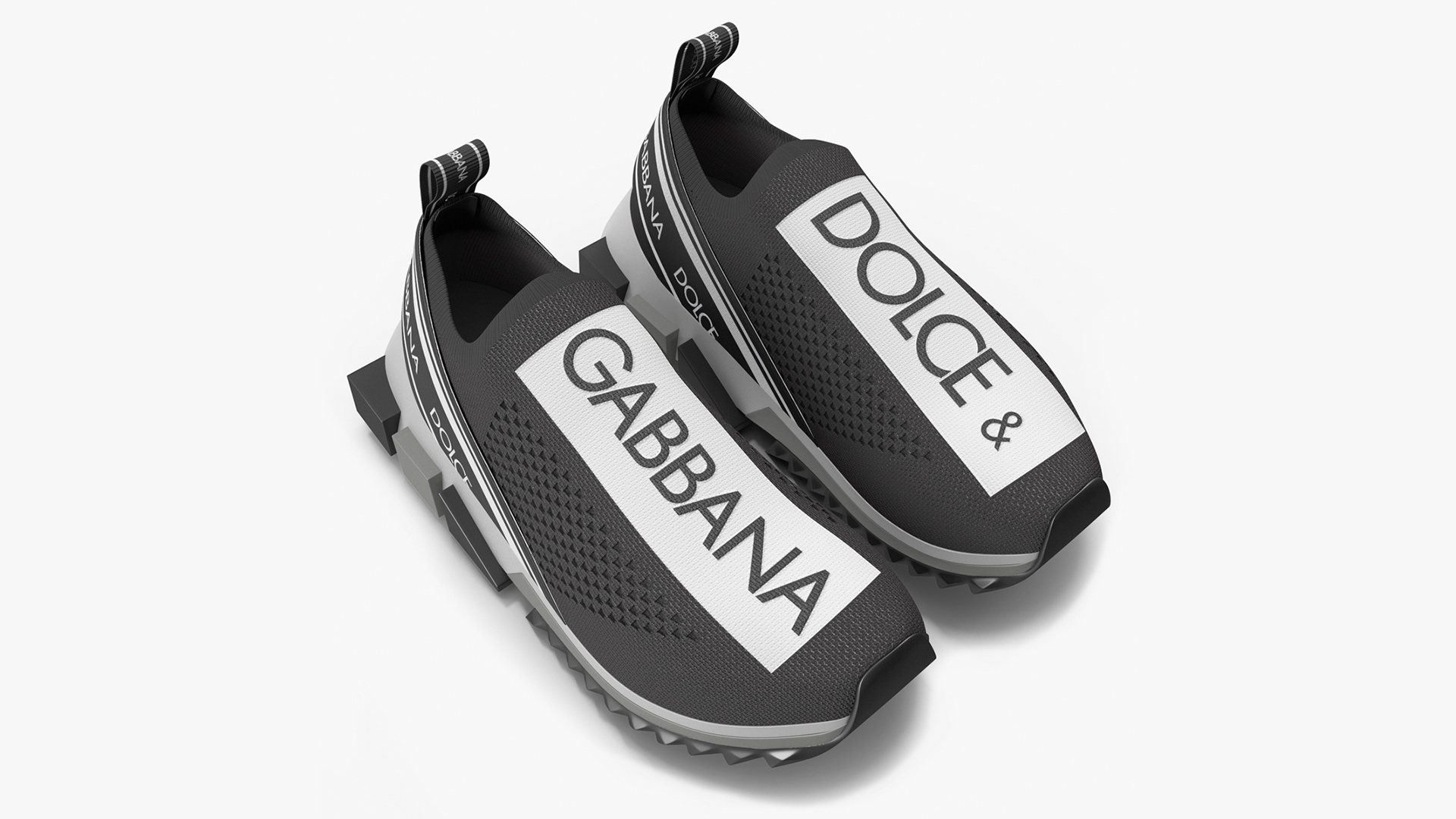 Sneakers Dolce Gabbana Sorrento Black 3D