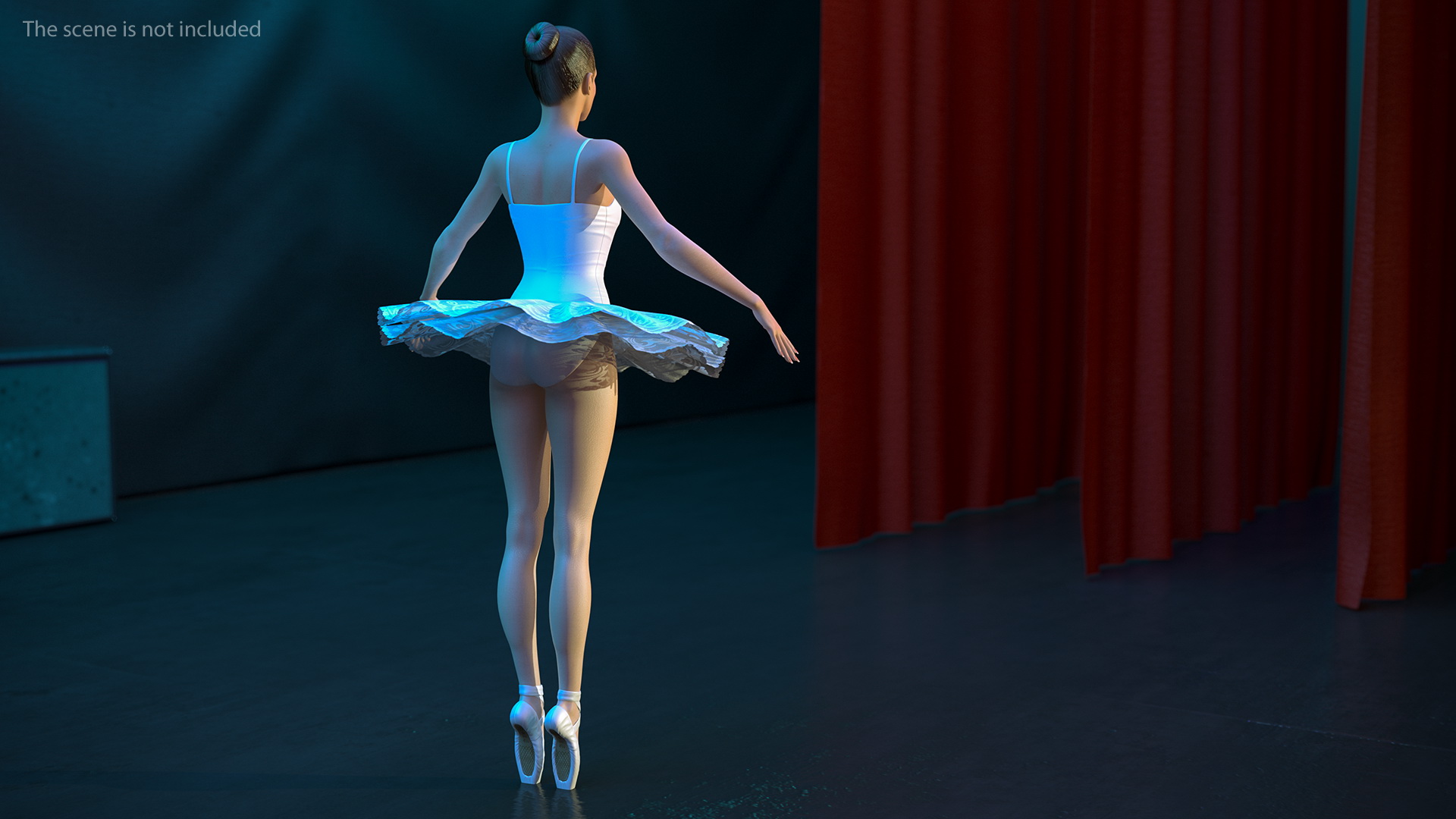 3D Ballerina T Pose