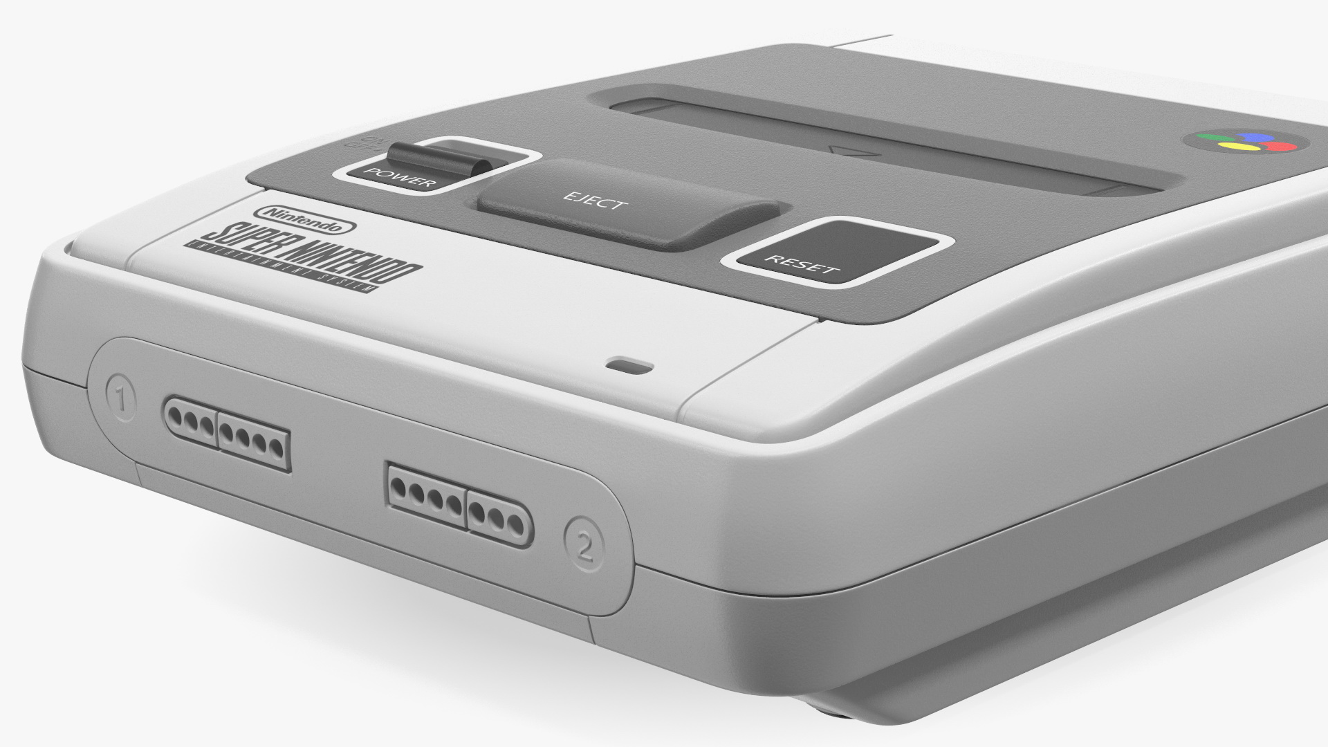 SNES 16bit Home Video Game Console 3D model