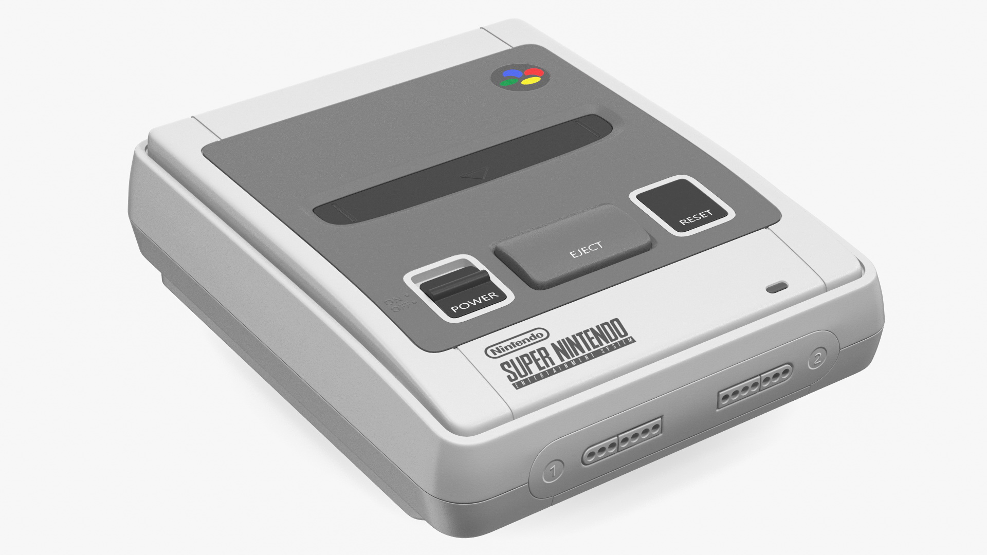 SNES 16bit Home Video Game Console 3D model