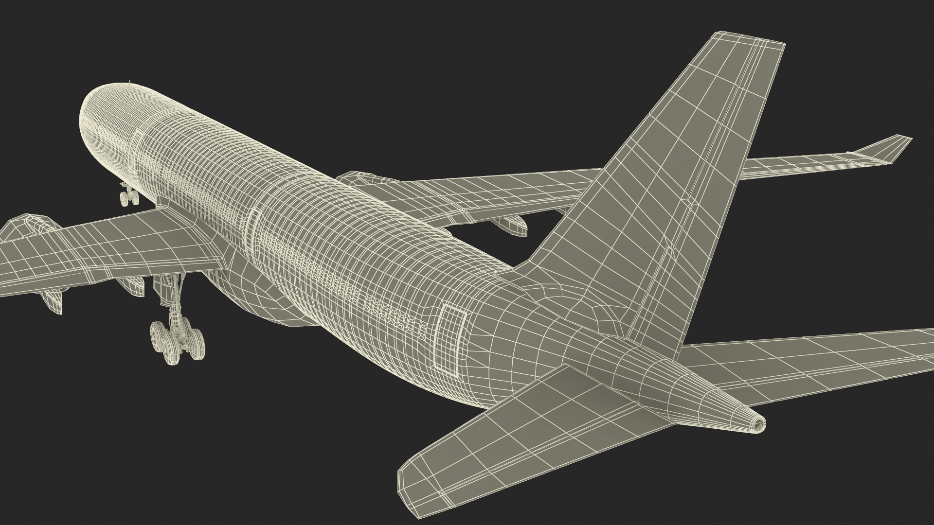 3D model Lufthansa Airbus A330-300