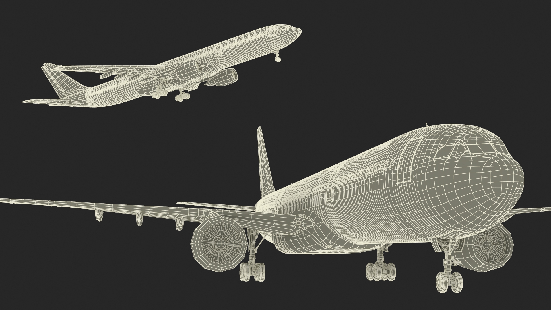 3D model Lufthansa Airbus A330-300