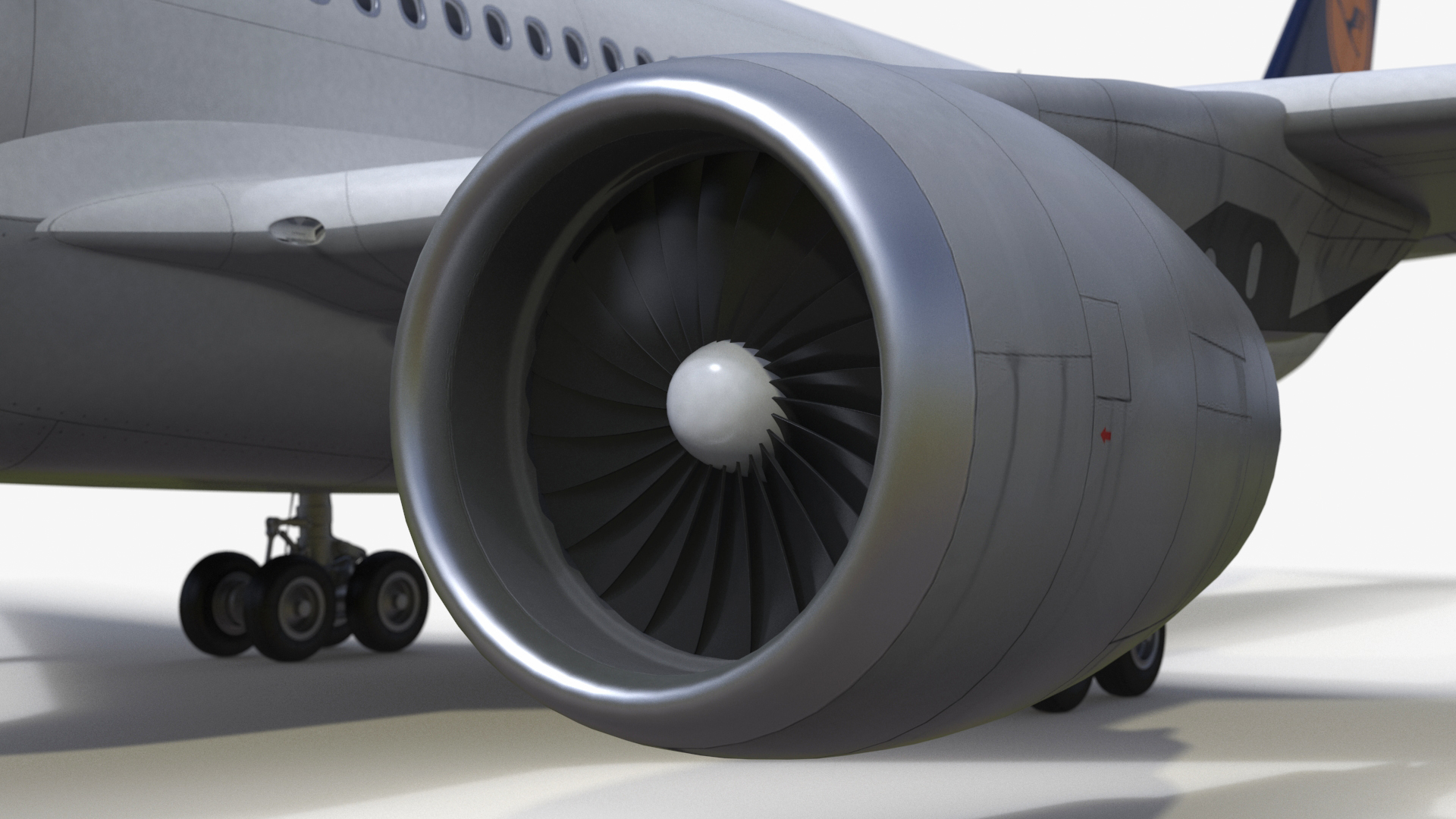 3D model Lufthansa Airbus A330-300