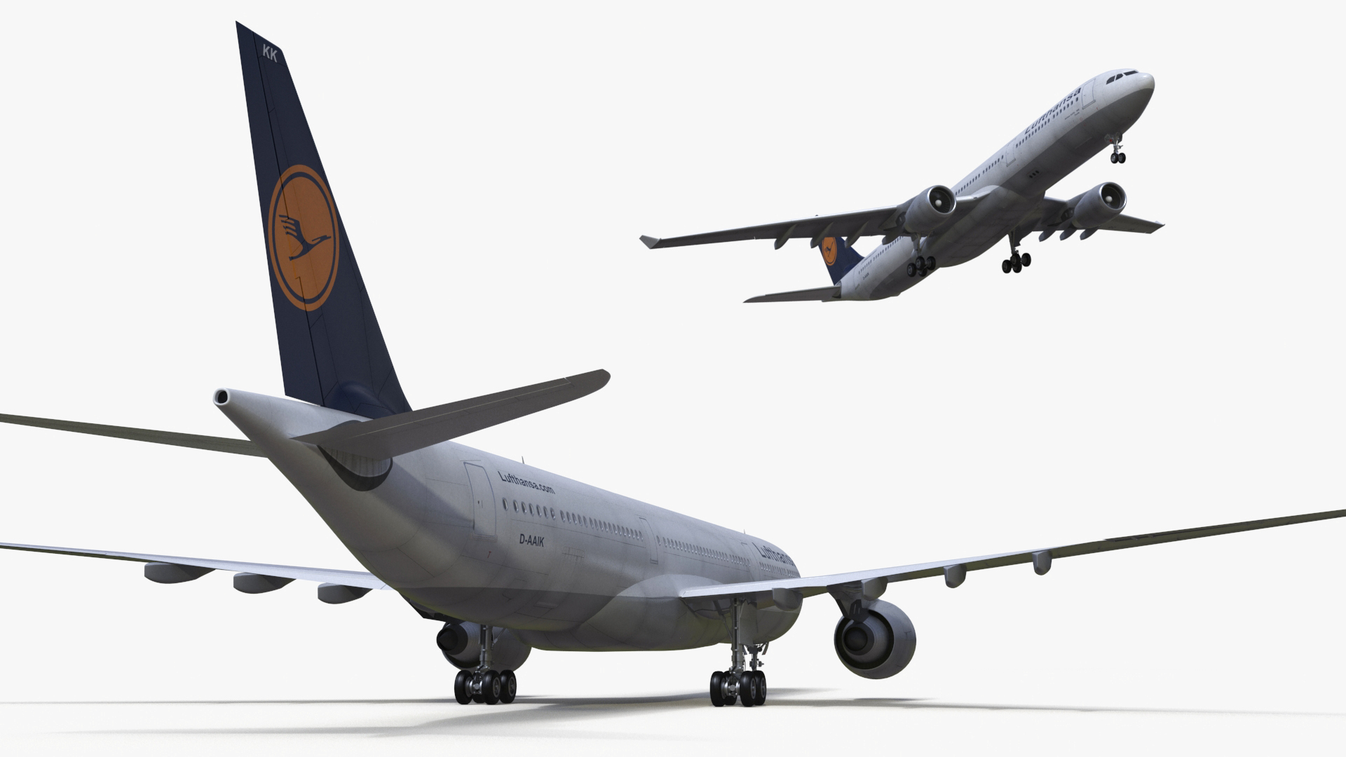 3D model Lufthansa Airbus A330-300